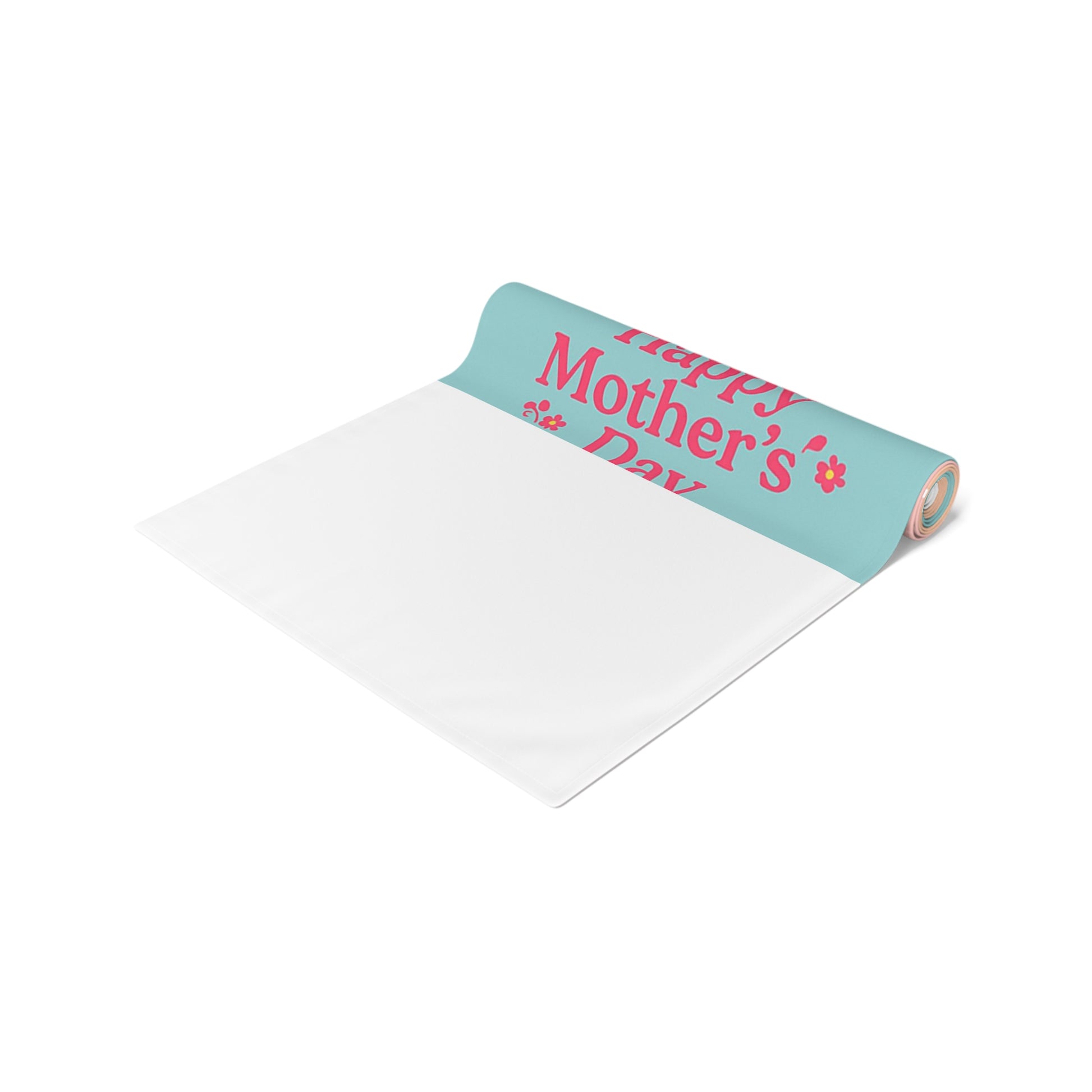 Mother's Day Table Runner - Floral Super Mom Design
