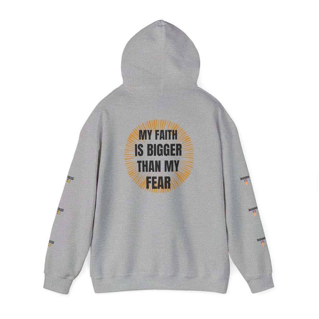 Faith Over Fear Hoodie - Unisex Heavy Blend Sweatshirt for Comfort and Inspiration