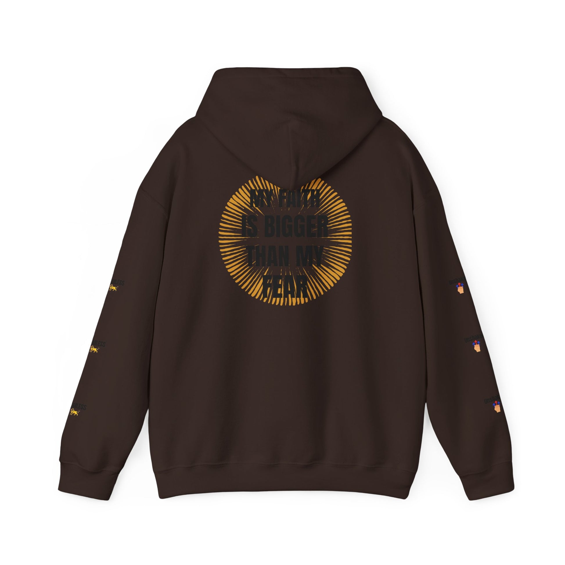 Faith Over Fear Hoodie - Unisex Heavy Blend Sweatshirt for Comfort and Inspiration