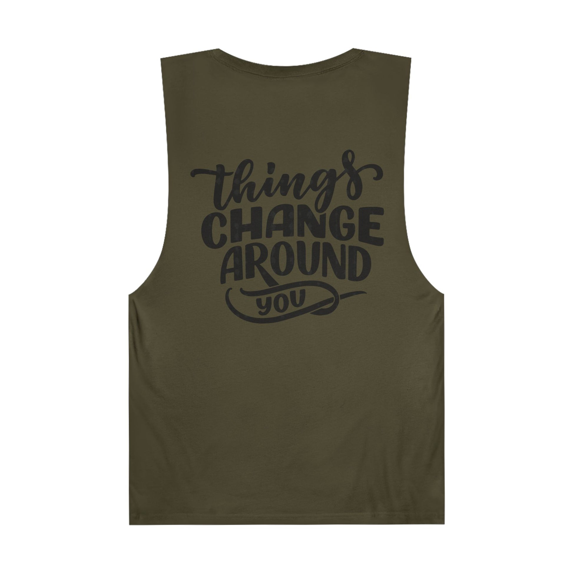 Inspirational Unisex Tank Top - 'Life is a Journey' & 'Things Change Around You'