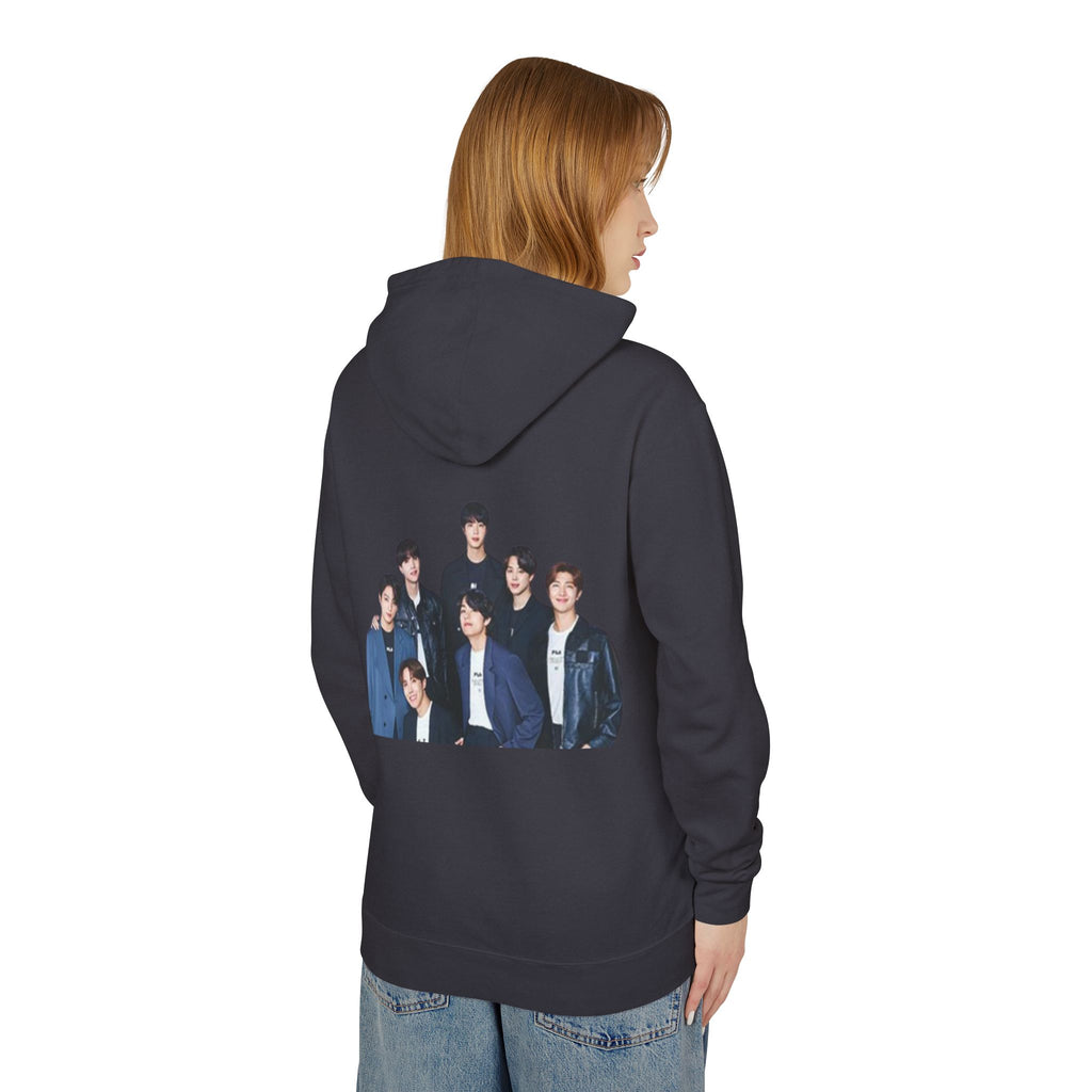 BTS Inspirational Quote Hoodie - Unisex Lightweight Sweatshirt