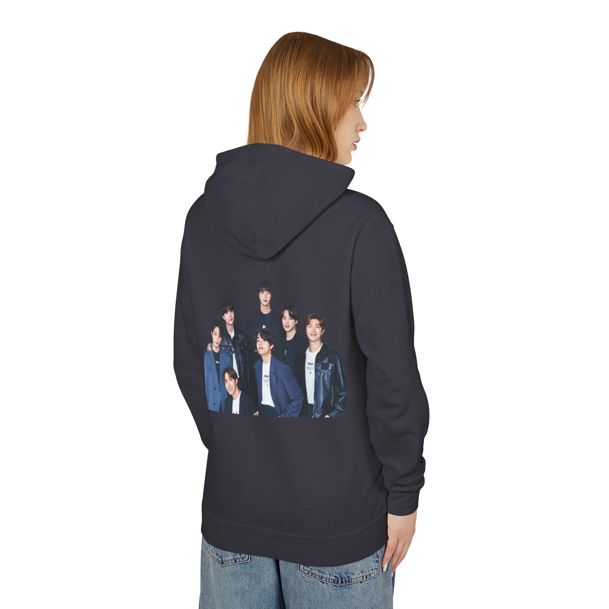 BTS Inspirational Quote Hoodie - Unisex Lightweight Sweatshirt