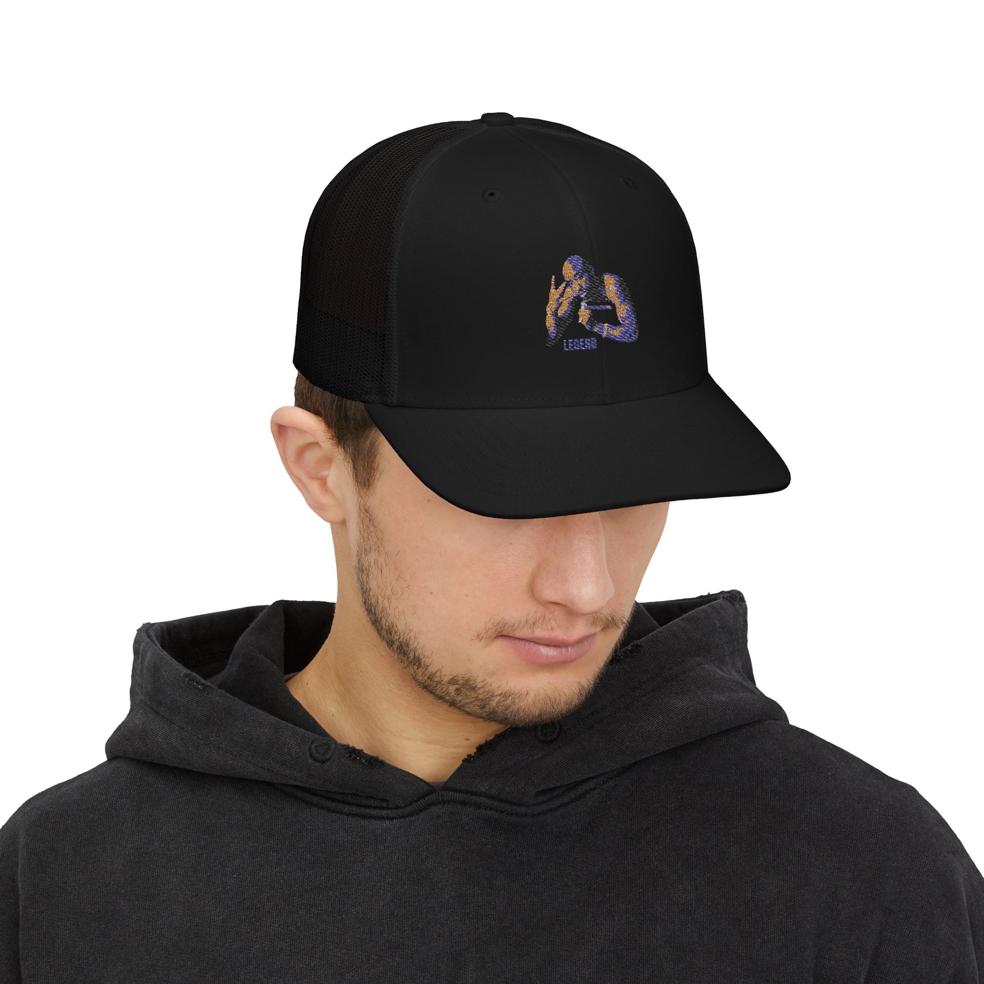 Stylish Embroidered Snapback Trucker Cap - Perfect for Sports Fans & Casual Wear