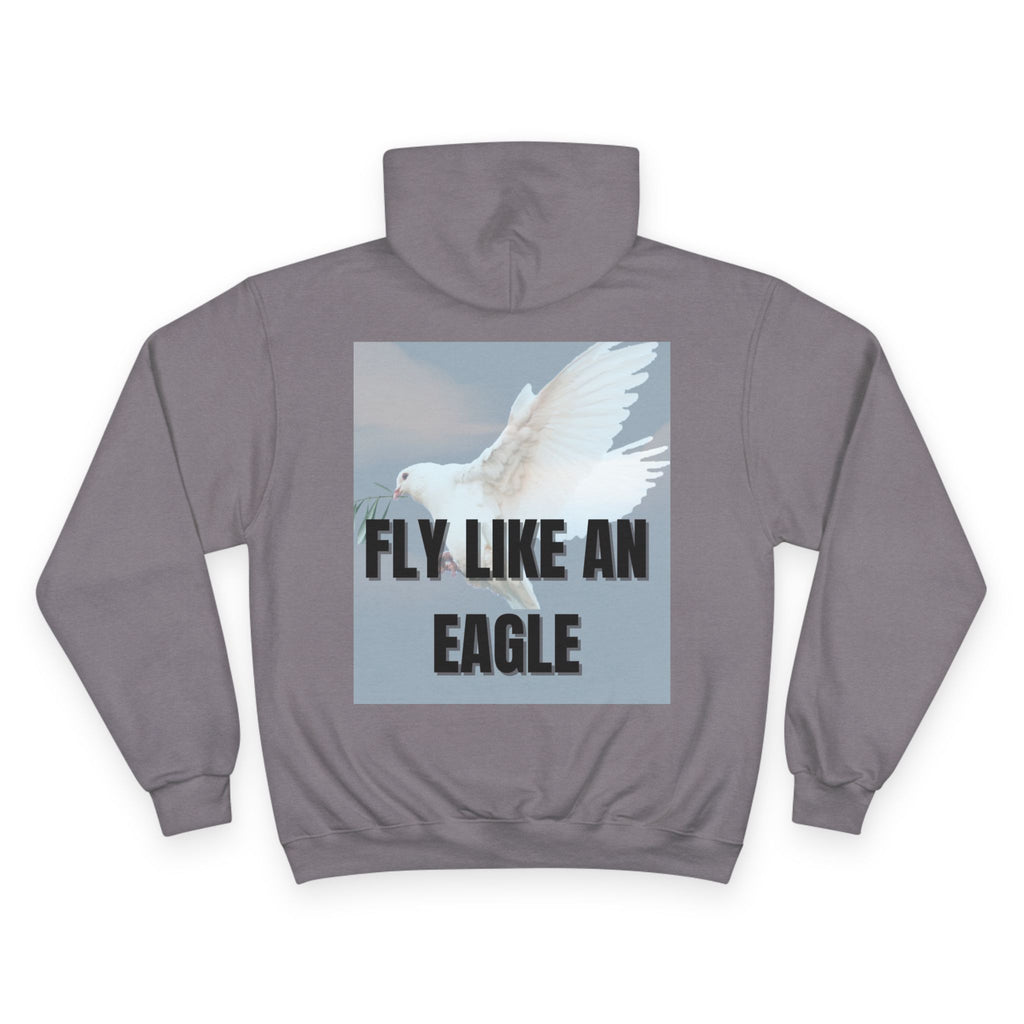 Champion Hoodie - Peace Within & Fly Like an Eagle | Inspirational Apparel