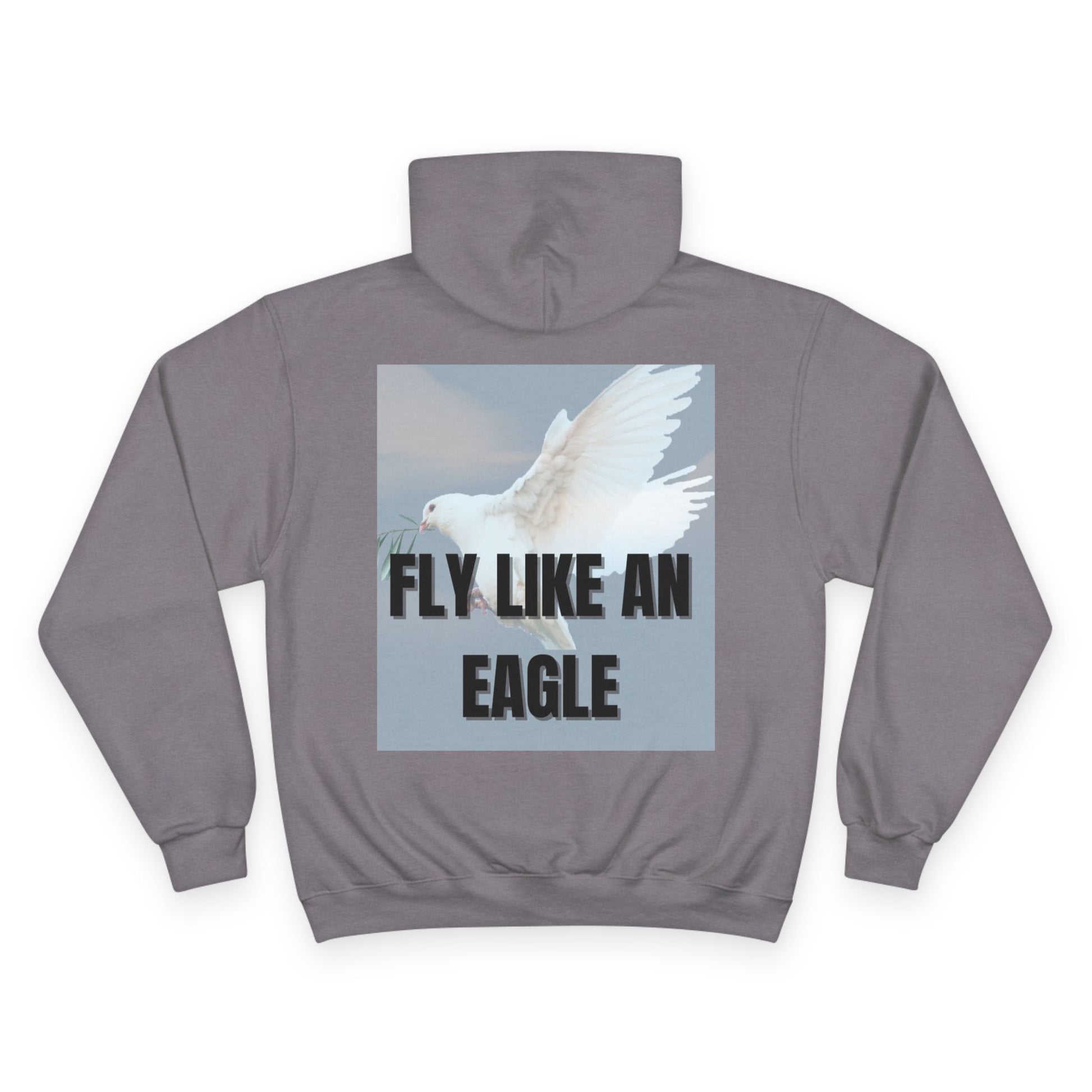 Champion Hoodie - Peace Within & Fly Like an Eagle | Inspirational Apparel