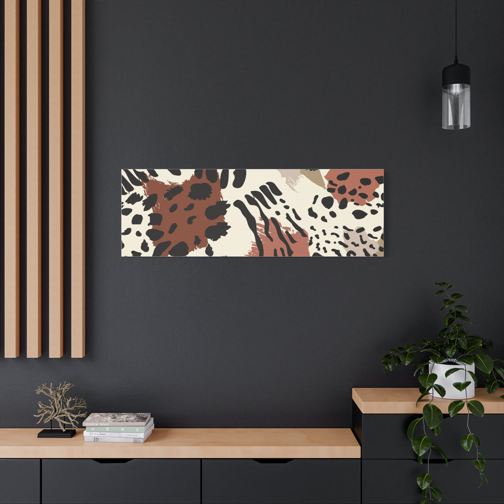 Abstract Animal Print Canvas Art - Modern Home Decor
