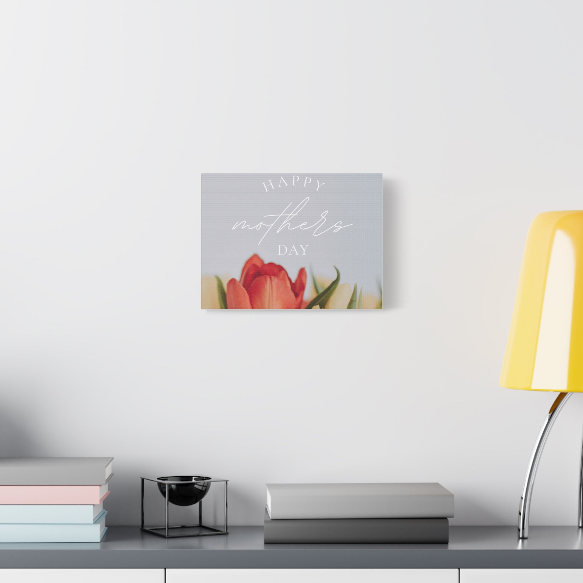Mother's Day Matte Canvas Wall Art - Floral Design