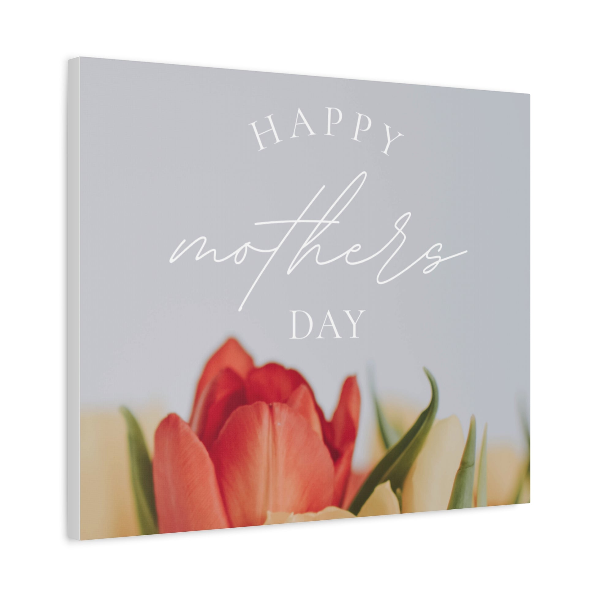 Mother's Day Matte Canvas Wall Art - Floral Design