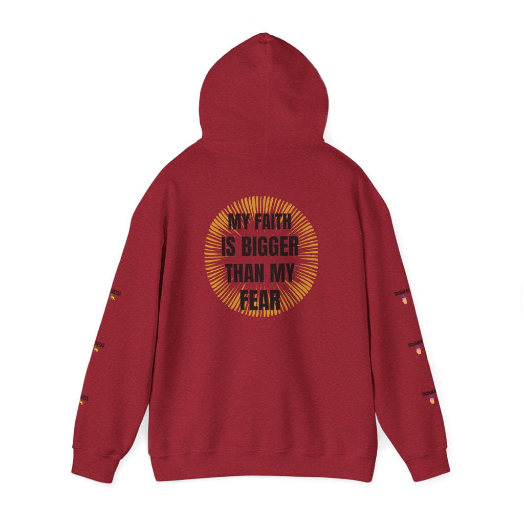 Faith Over Fear Hoodie - Unisex Heavy Blend Sweatshirt for Comfort and Inspiration