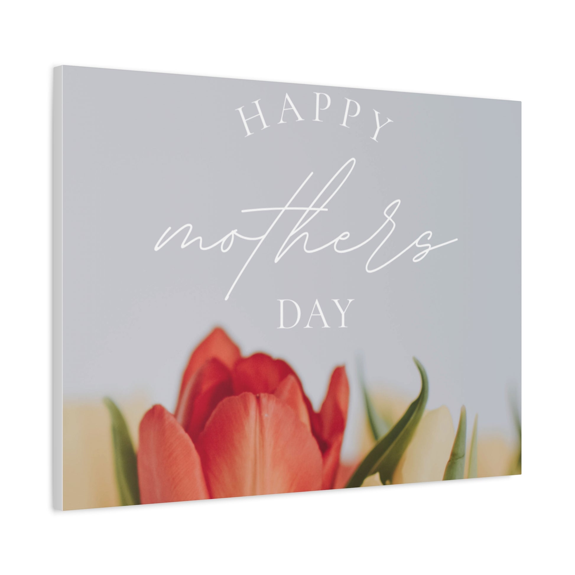 Mother's Day Matte Canvas Wall Art - Floral Design