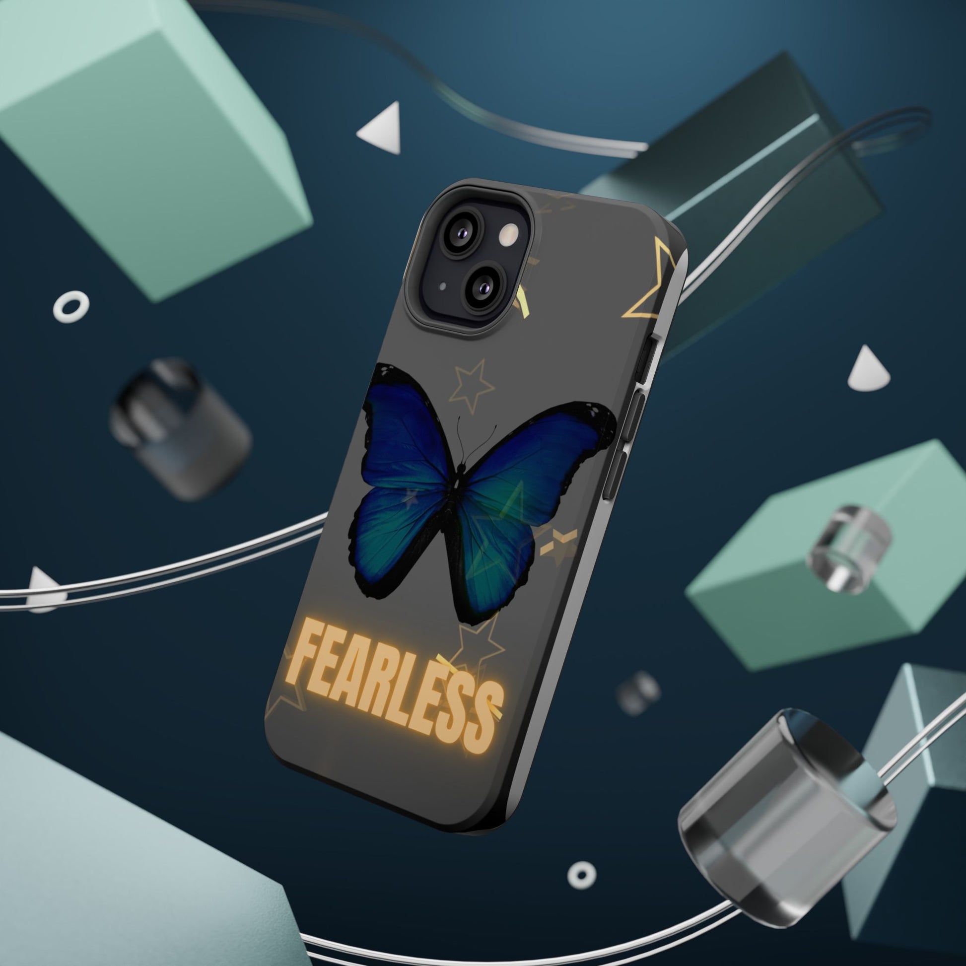 Fearless Butterfly Magnetic Phone Case - Bold and Inspirational Design