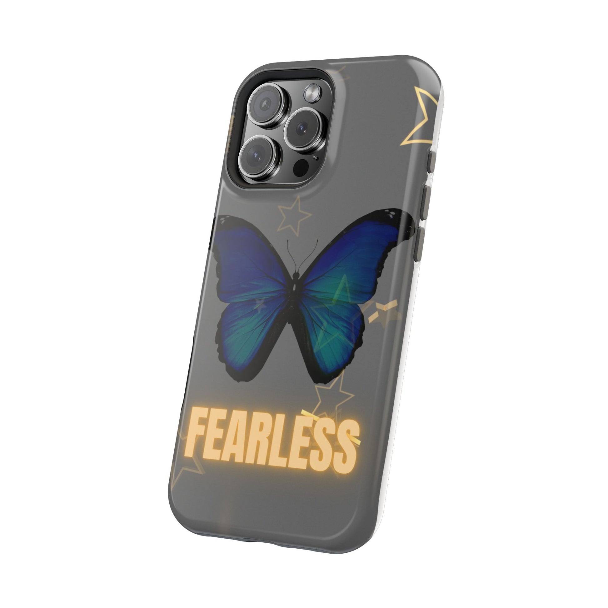 Fearless Butterfly Magnetic Phone Case - Bold and Inspirational Design