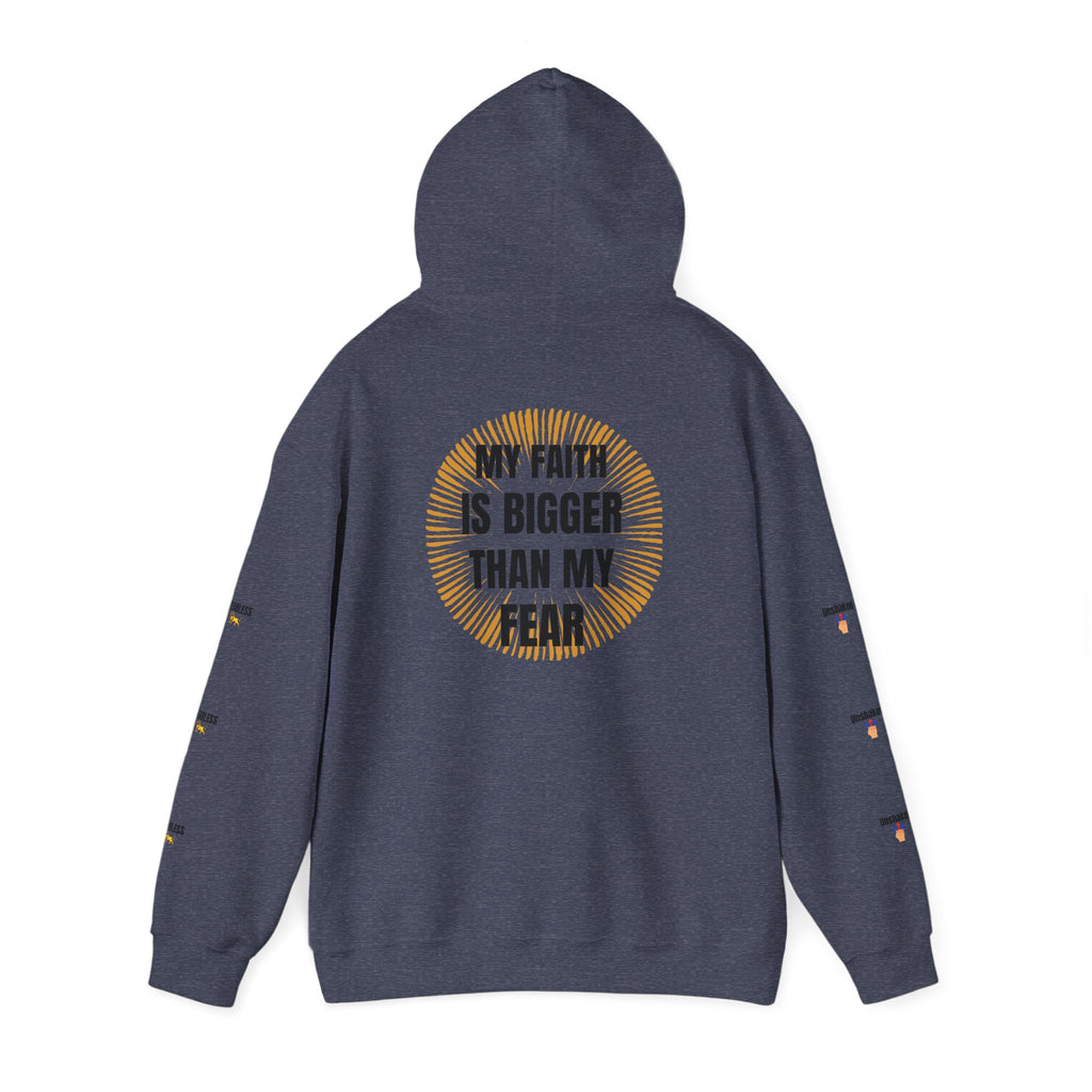 Faith Over Fear Hoodie - Unisex Heavy Blend Sweatshirt for Comfort and Inspiration