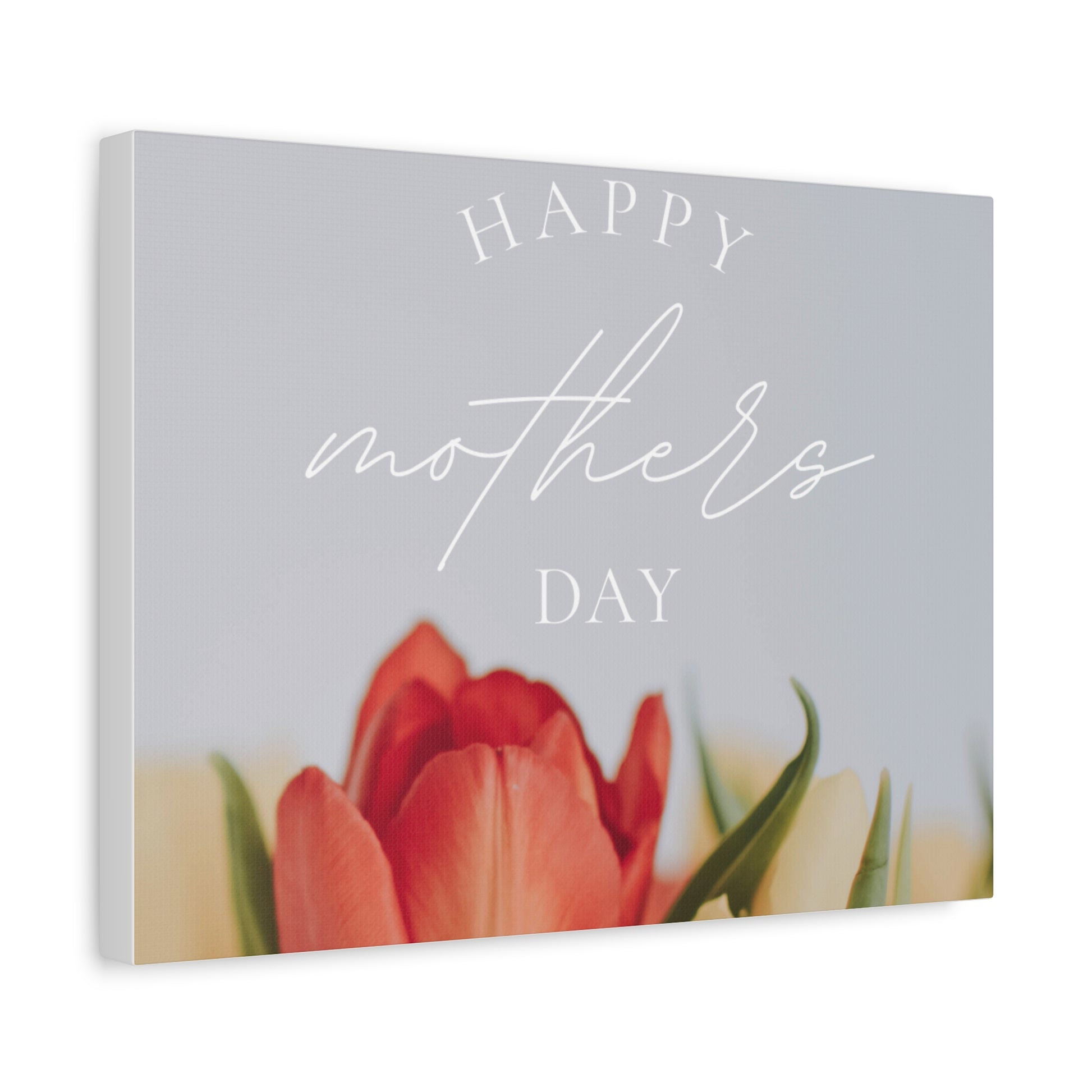 Mother's Day Matte Canvas Wall Art - Floral Design