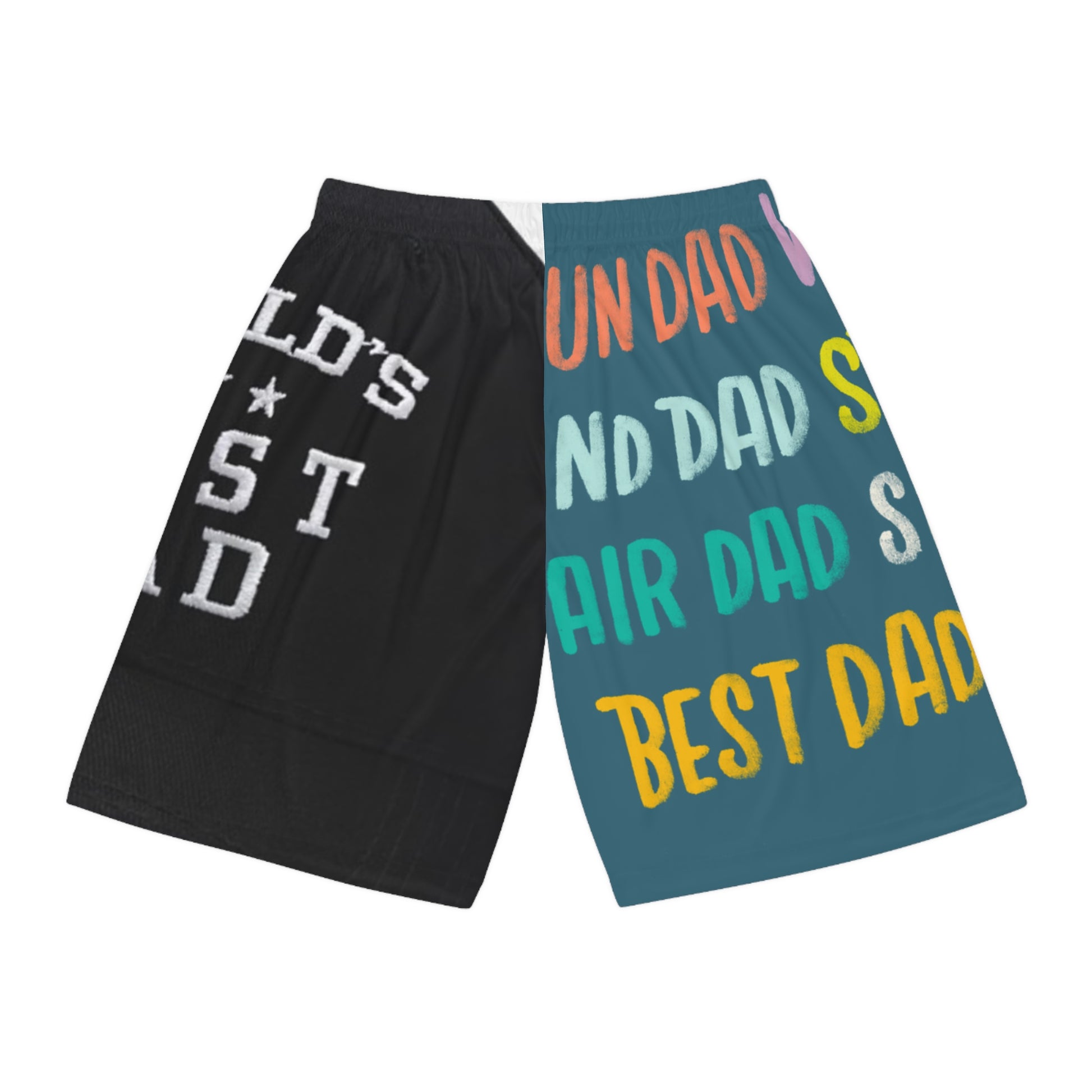 Basketball Shorts for Cool Dads, Gifts for Father's Day, Fun Activewear for Dads, Casual Summer Sportswear, Unique Dad Shorts