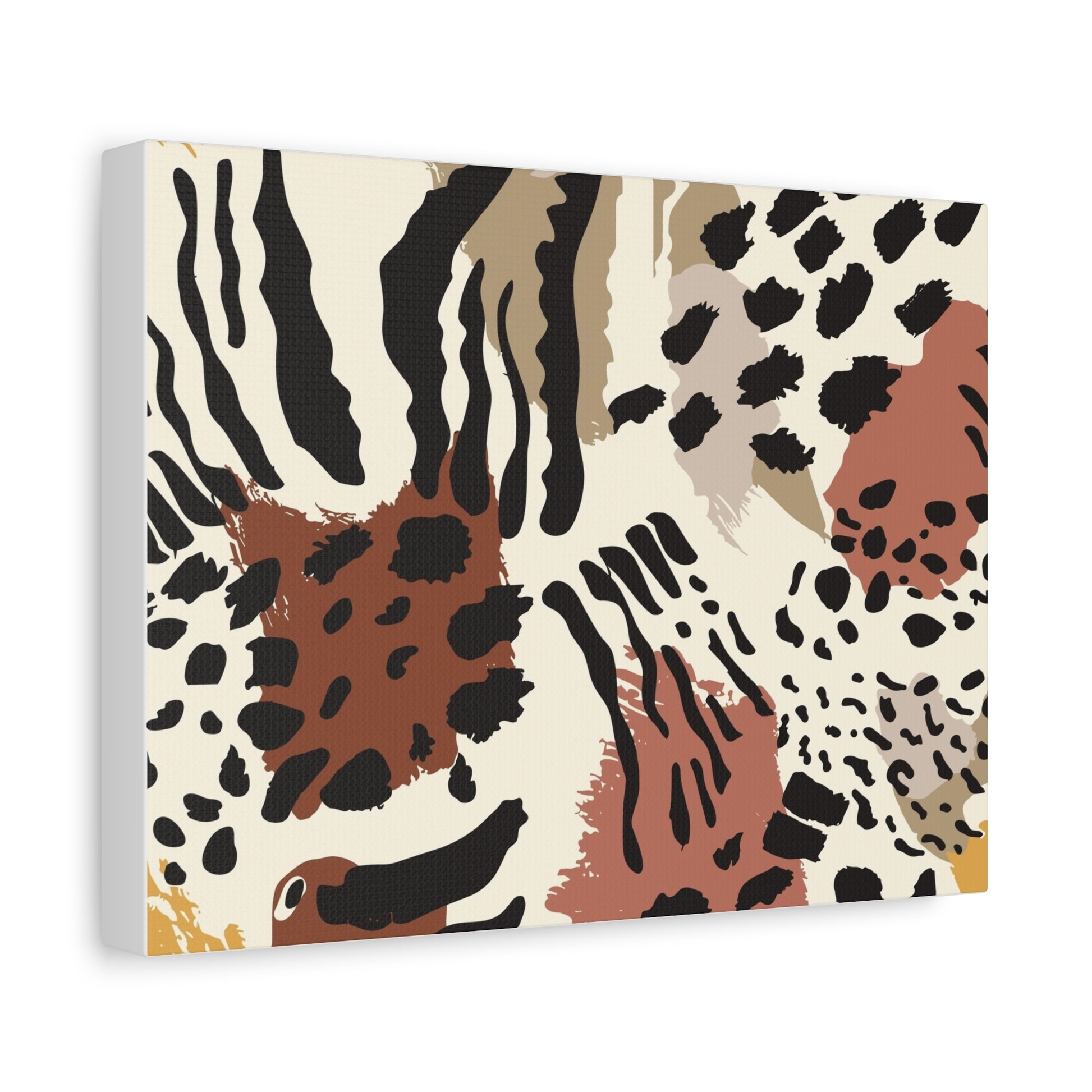 Abstract Animal Print Canvas Art - Modern Home Decor