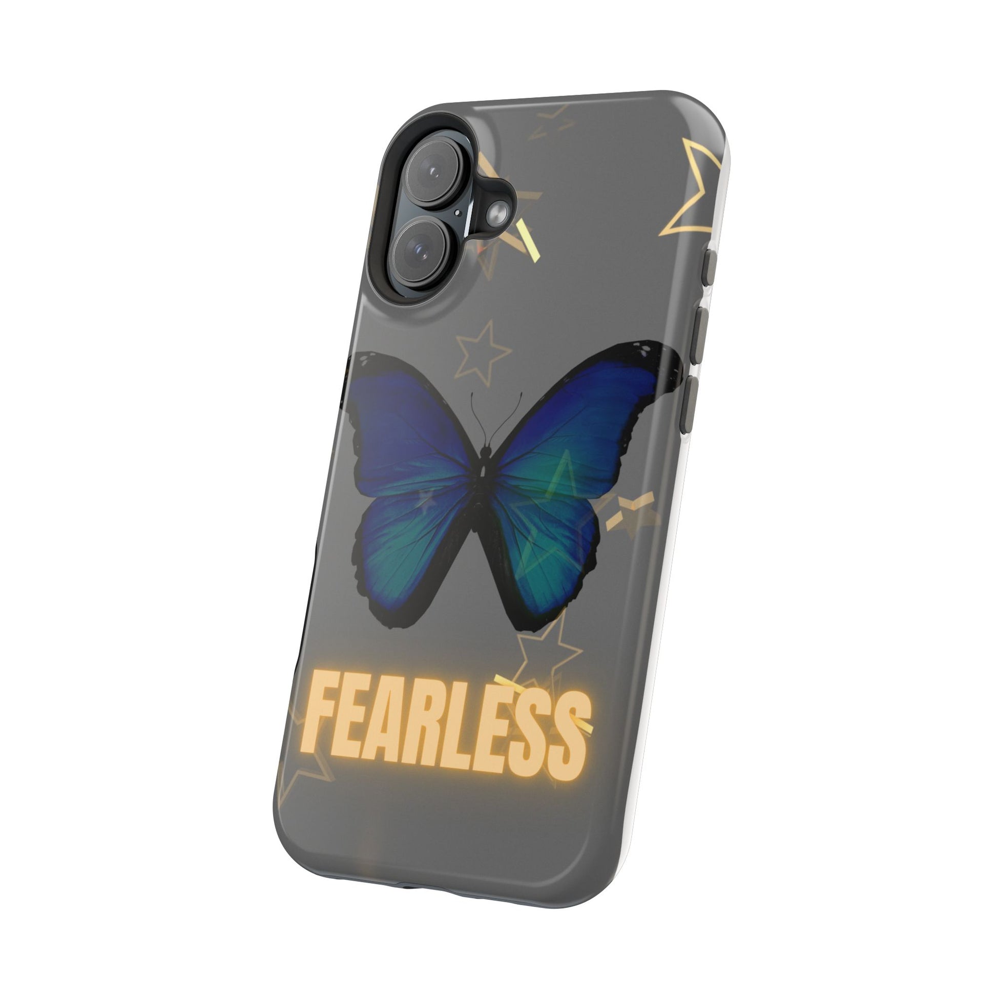 Fearless Butterfly Magnetic Phone Case - Bold and Inspirational Design