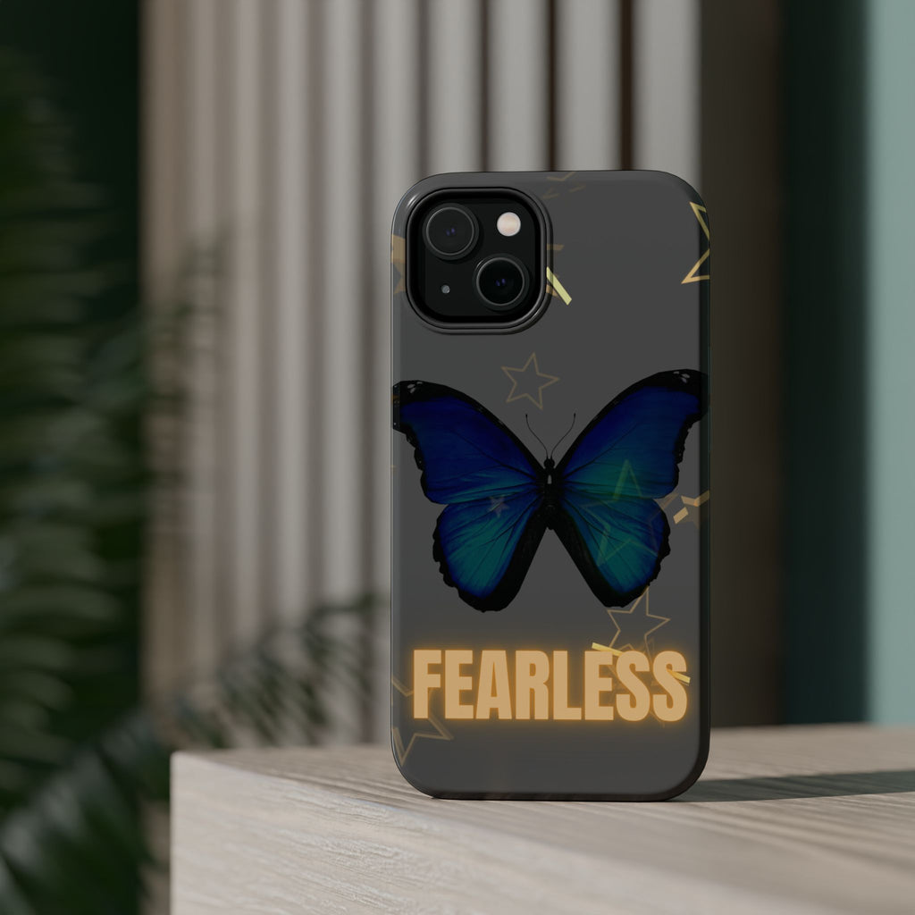 Fearless Butterfly Magnetic Phone Case - Bold and Inspirational Design
