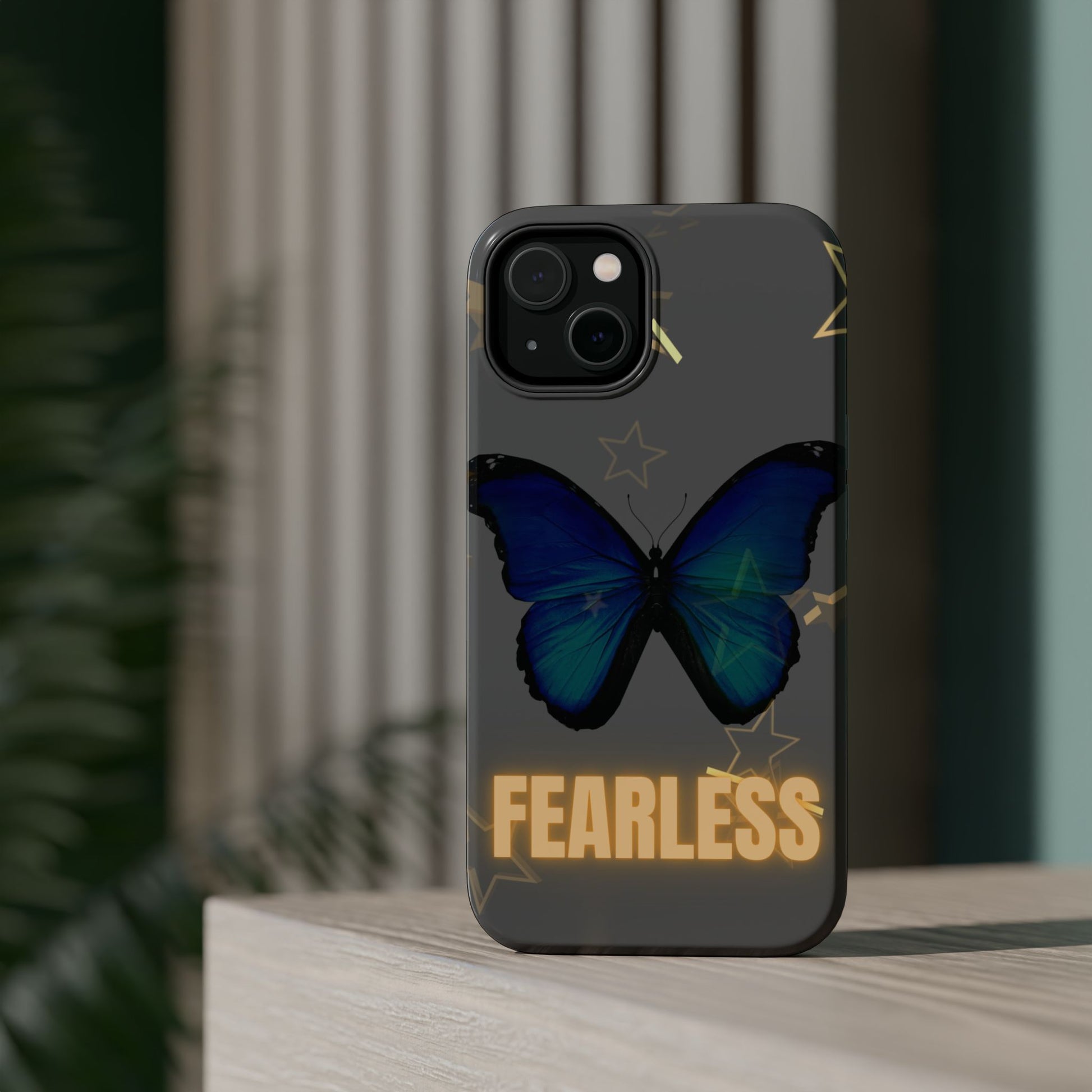 Fearless Butterfly Magnetic Phone Case - Bold and Inspirational Design