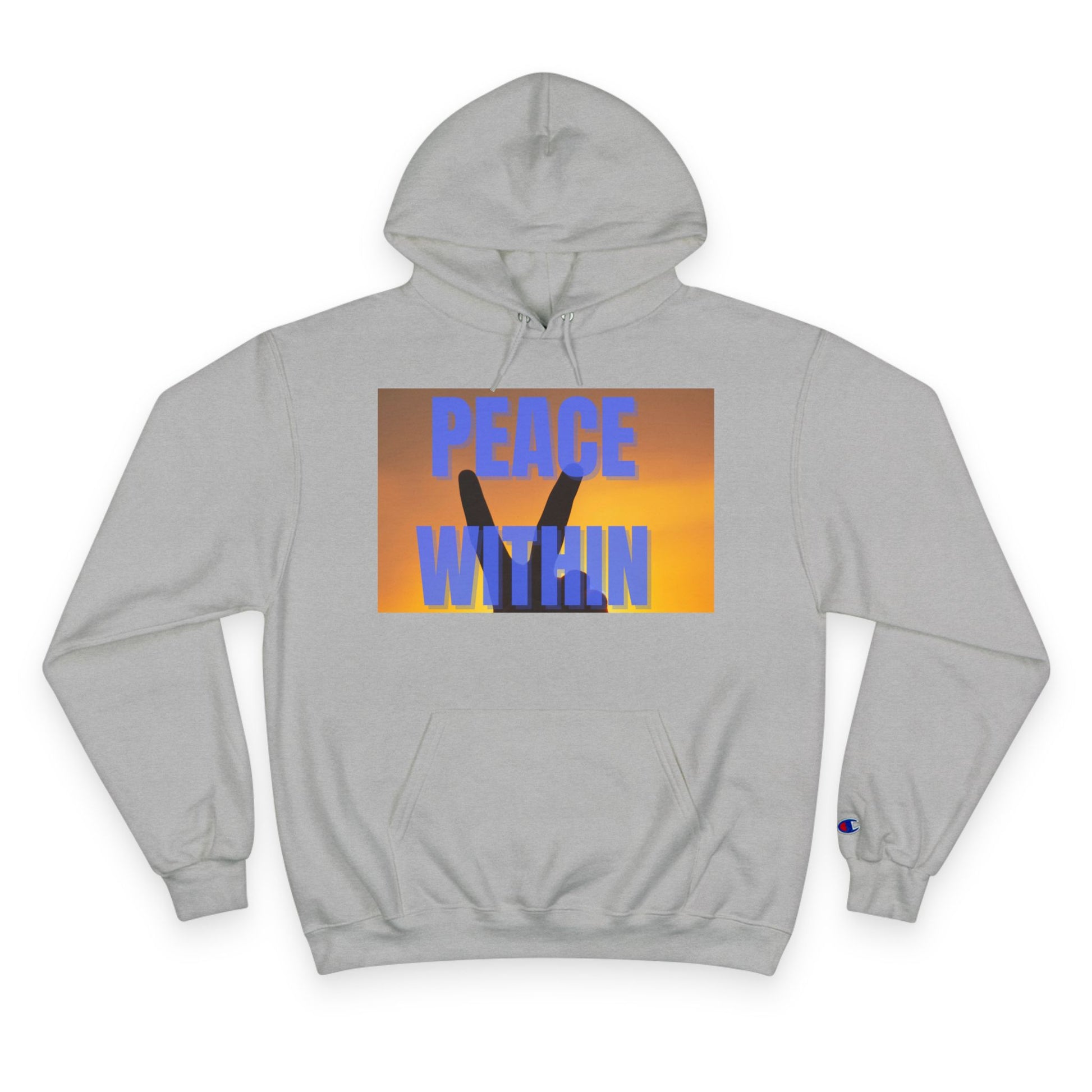 Champion Hoodie - Peace Within & Fly Like an Eagle | Inspirational Apparel