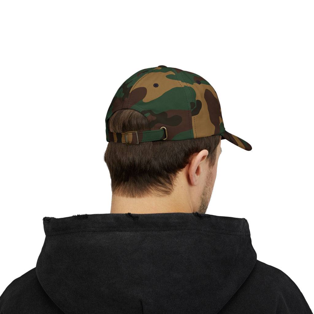 Fly Like an Eagle Dad Cap - Classic White Adjustable Baseball Hat