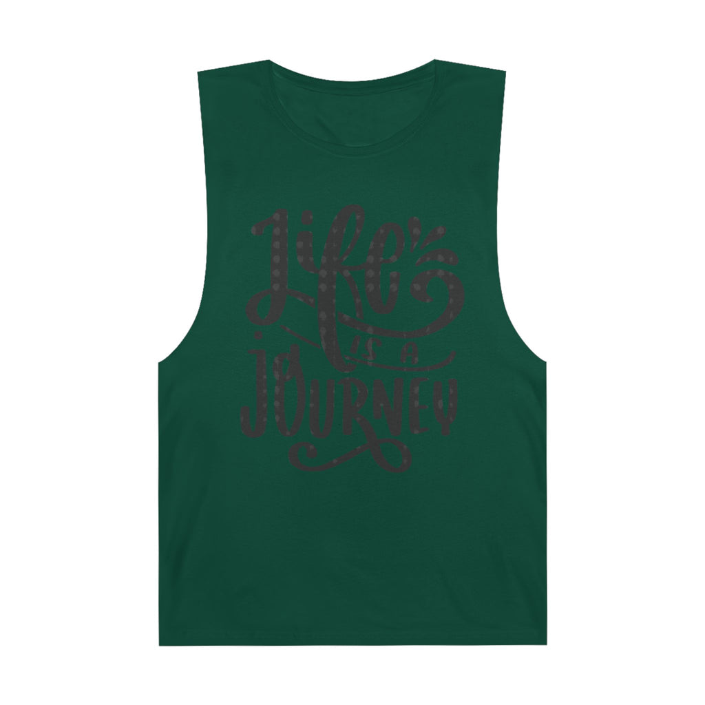 Inspirational Unisex Tank Top - 'Life is a Journey' & 'Things Change Around You'