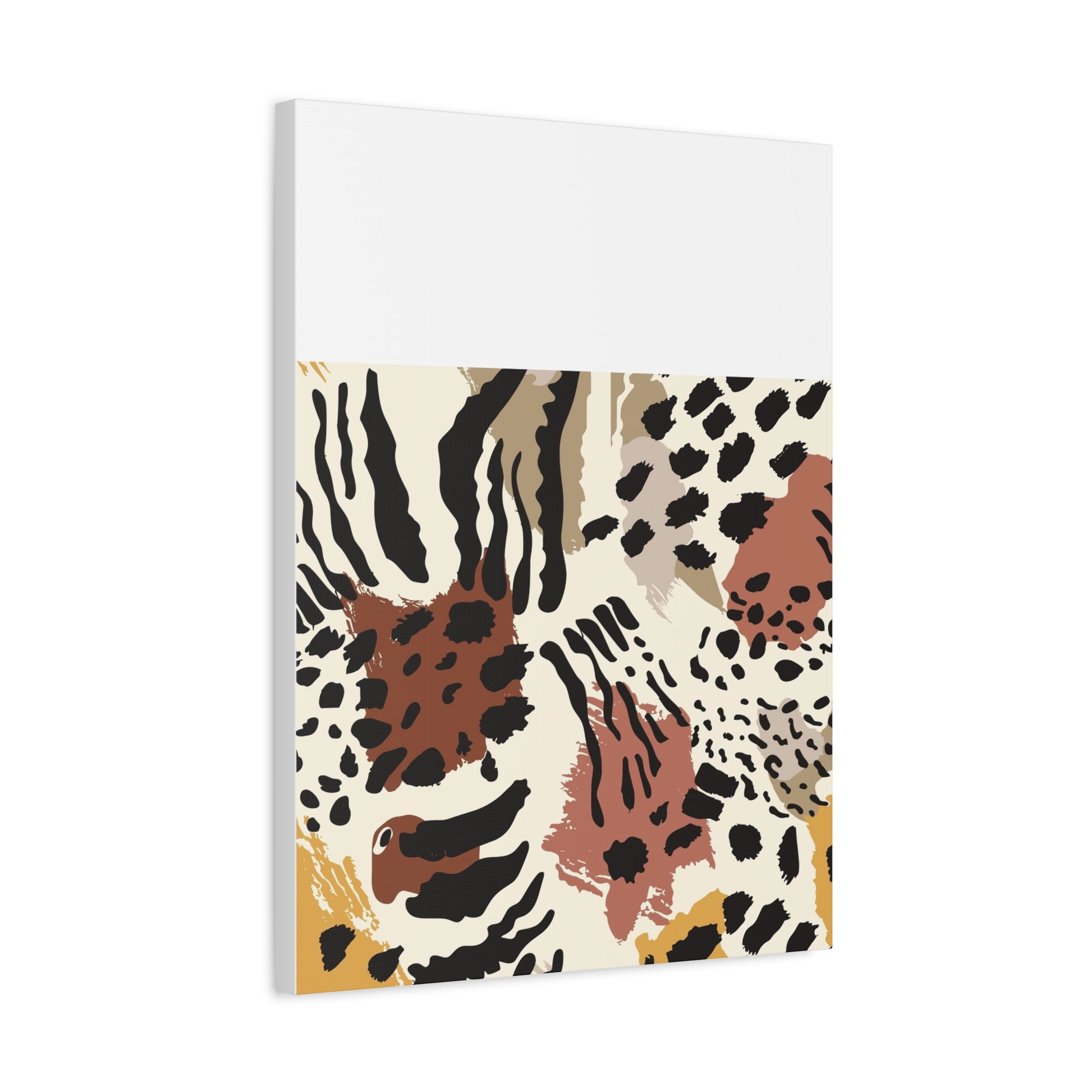 Abstract Animal Print Canvas Art - Modern Home Decor
