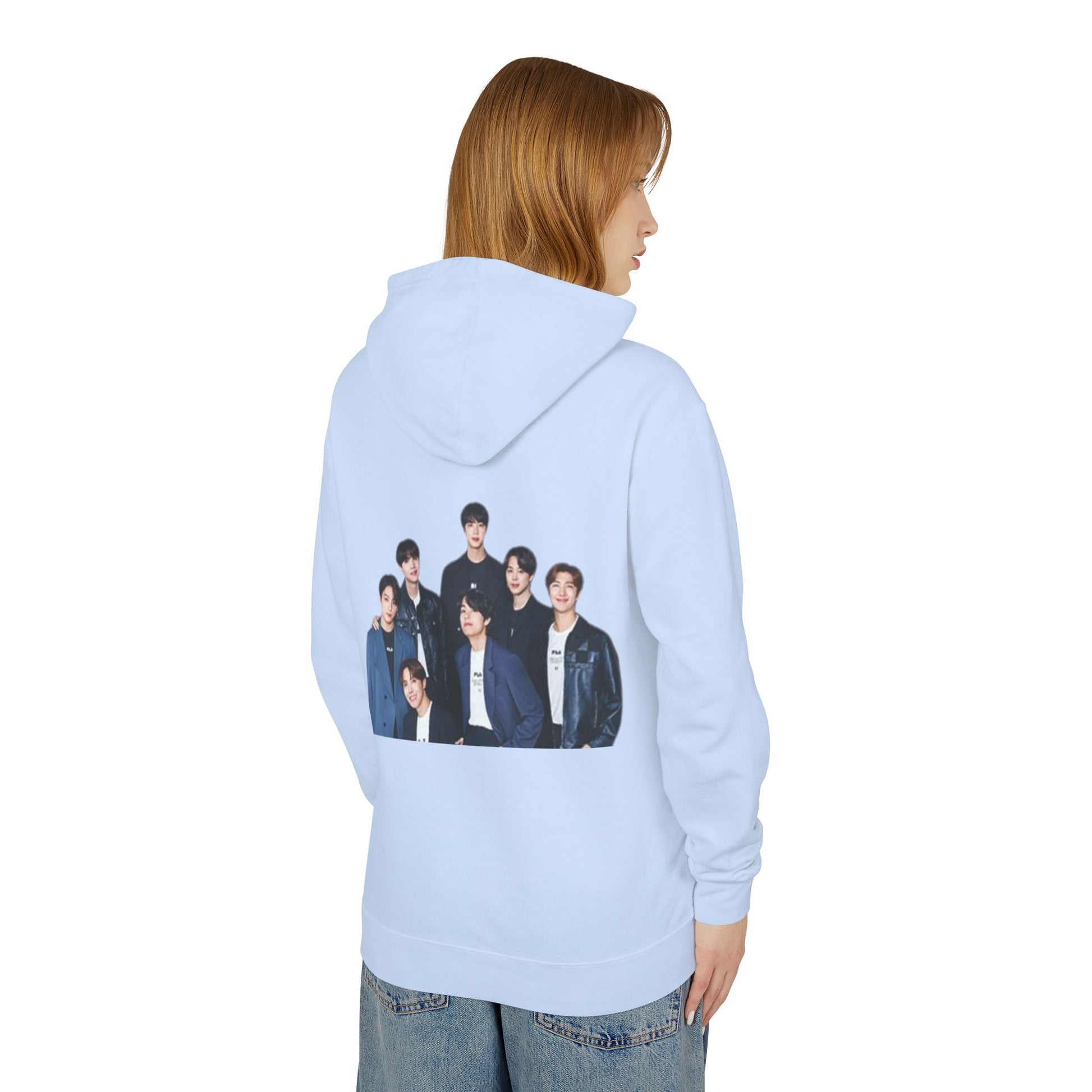 BTS Inspirational Quote Hoodie - Unisex Lightweight Sweatshirt