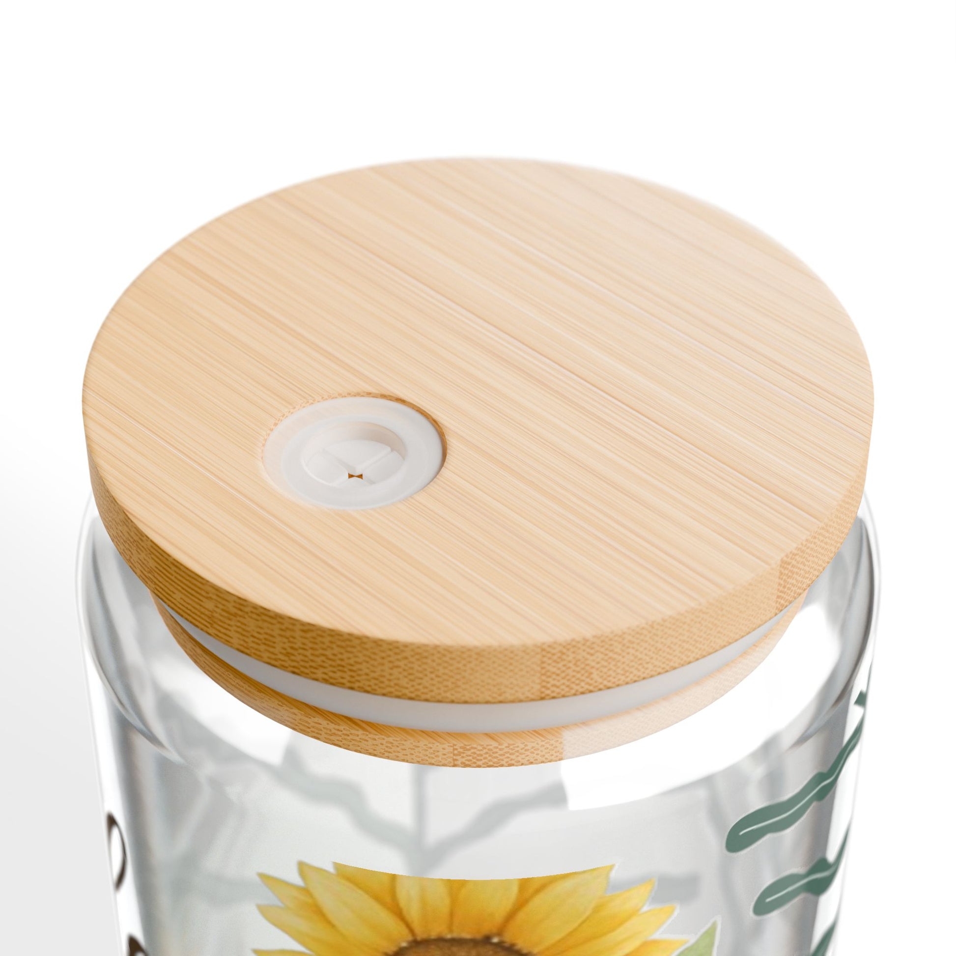 Blessed Mama Sipper Glass - 16oz with Sunflower Design - Perfect Gift for Moms