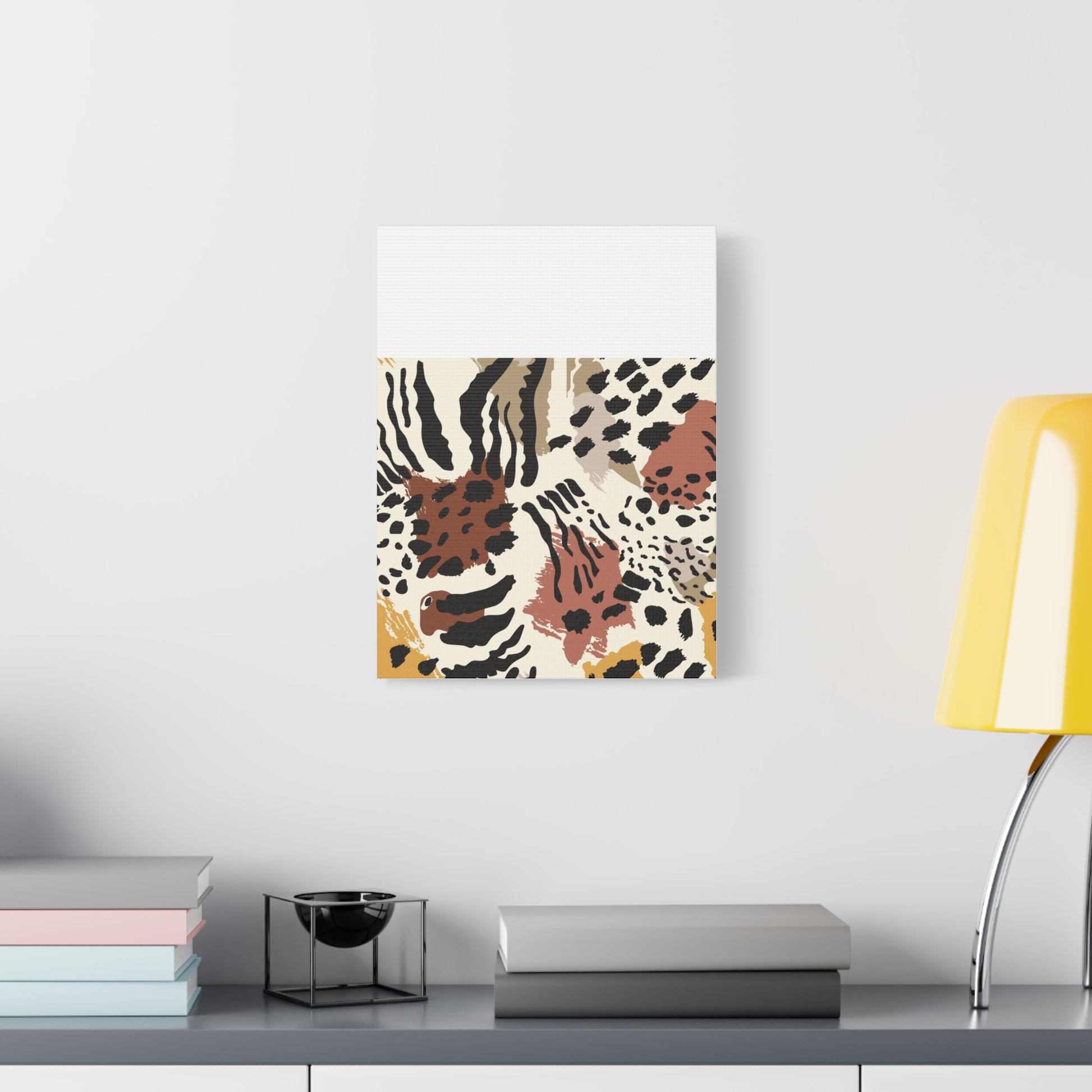 Abstract Animal Print Canvas Art - Modern Home Decor