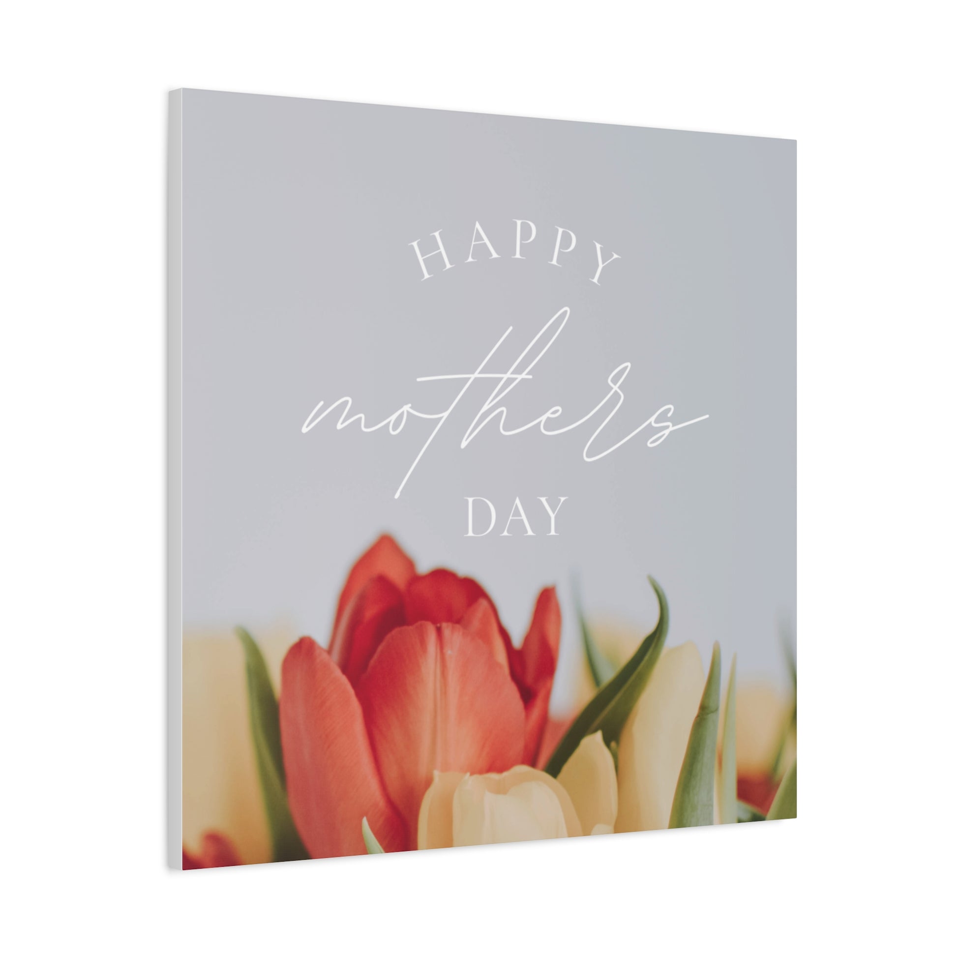 Mother's Day Matte Canvas Wall Art - Floral Design