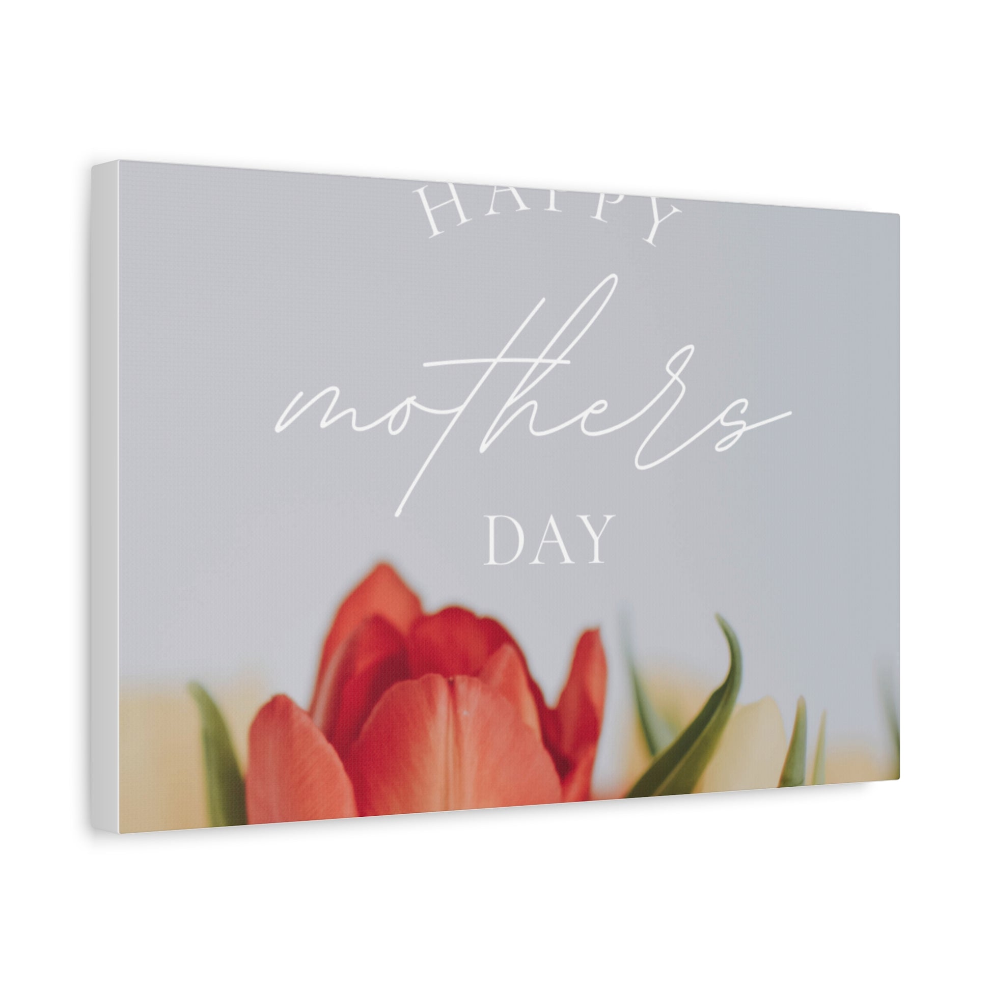Mother's Day Matte Canvas Wall Art - Floral Design