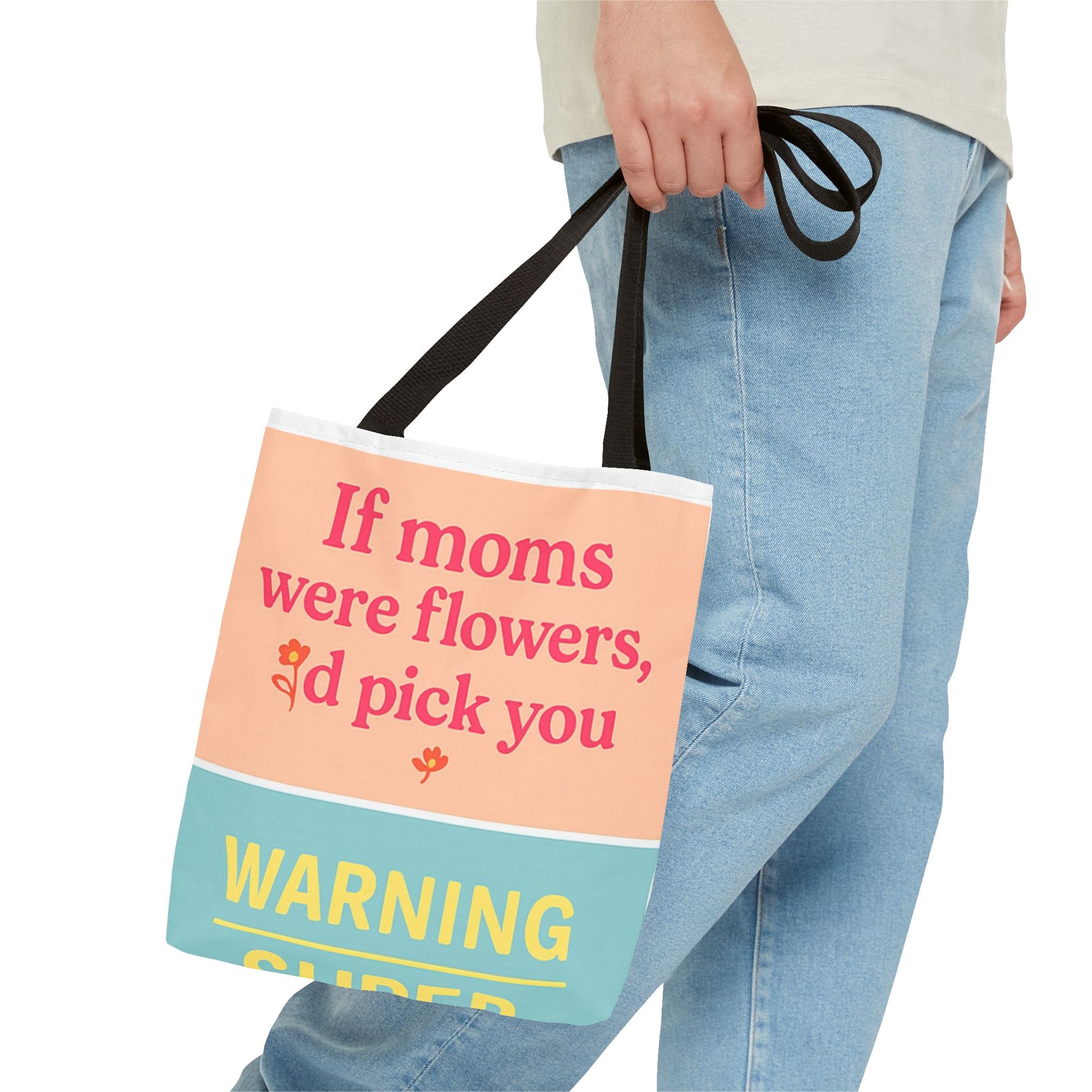 Floral Quote Tote Bag for Moms - Perfect Gift for Mother’s Day