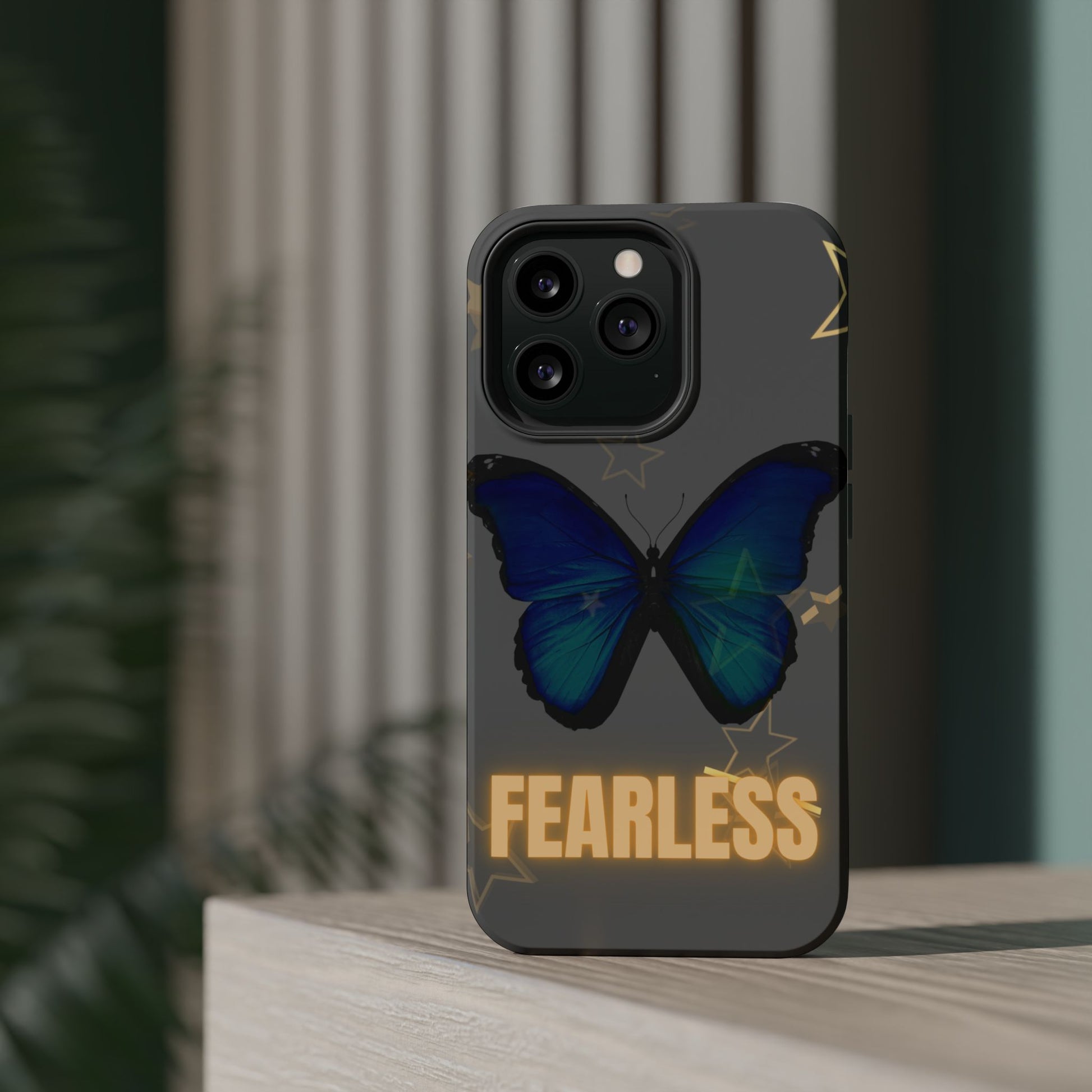 Fearless Butterfly Magnetic Phone Case - Bold and Inspirational Design