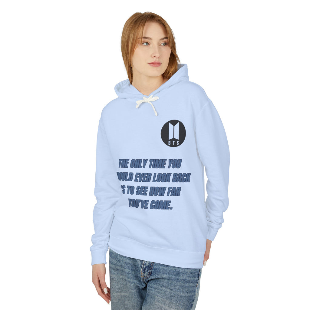 BTS Inspirational Quote Hoodie - Unisex Lightweight Sweatshirt