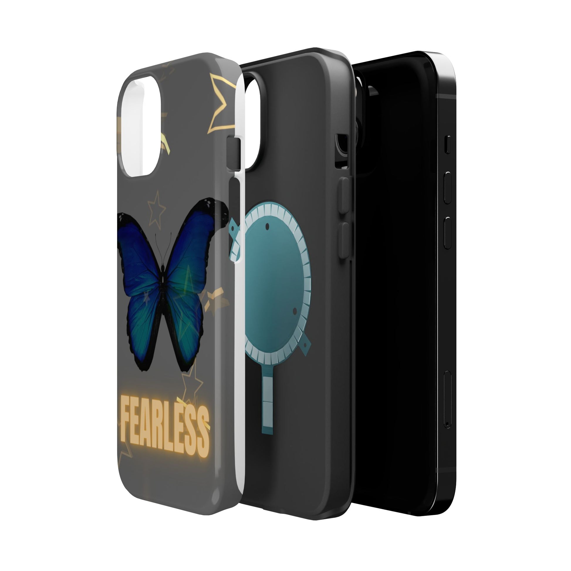 Fearless Butterfly Magnetic Phone Case - Bold and Inspirational Design