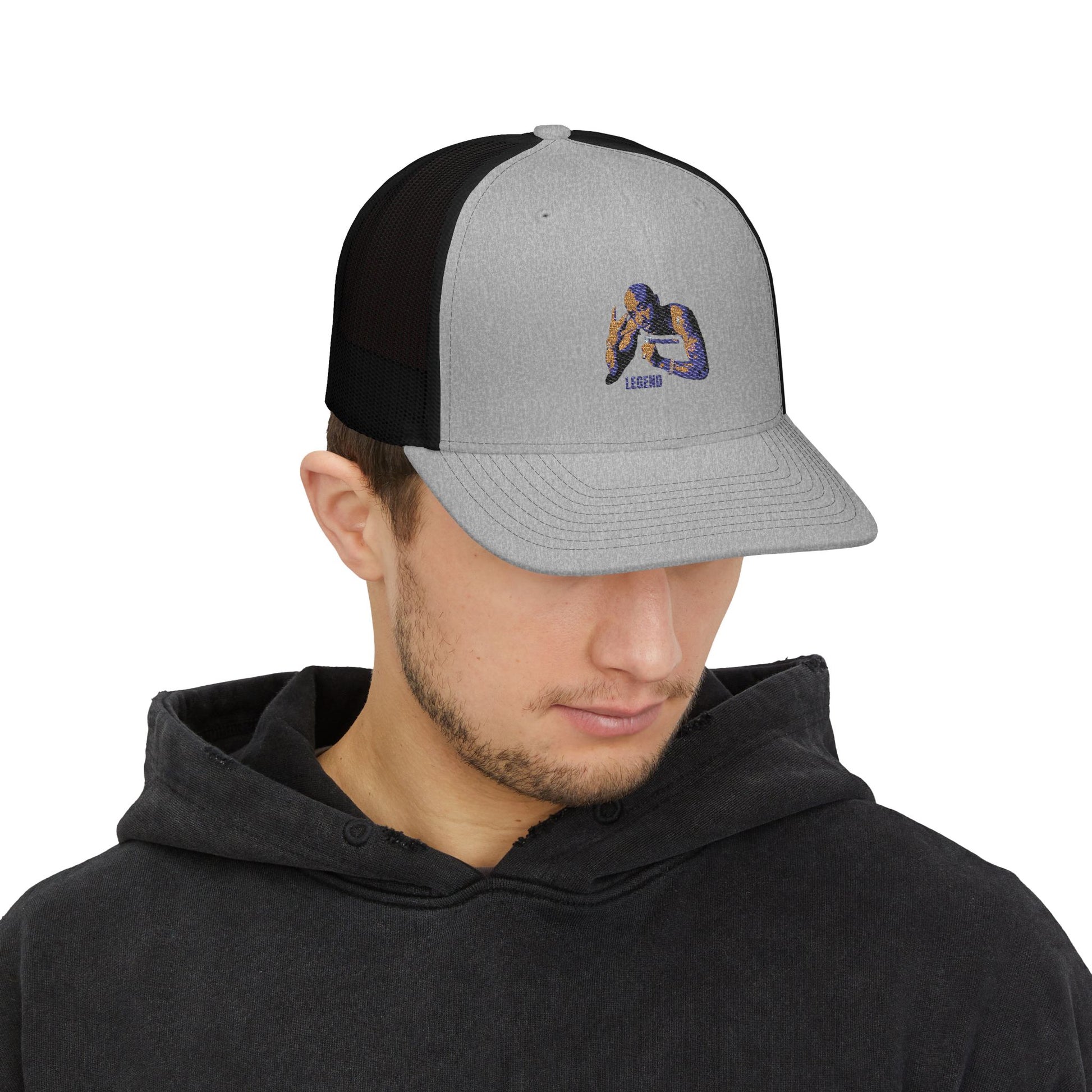 Stylish Embroidered Snapback Trucker Cap - Perfect for Sports Fans & Casual Wear