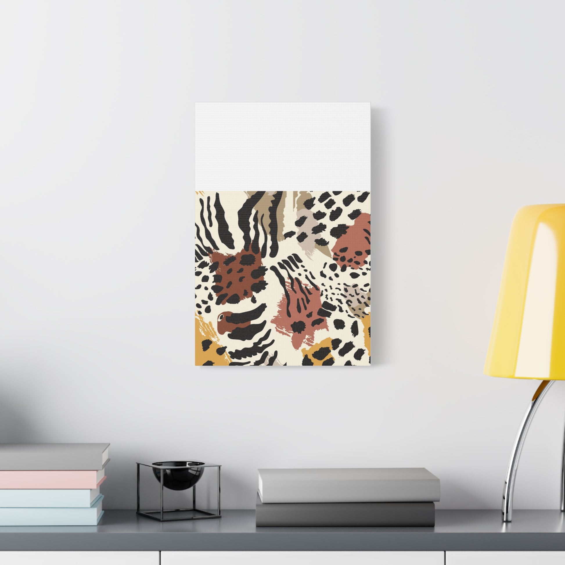 Abstract Animal Print Canvas Art - Modern Home Decor