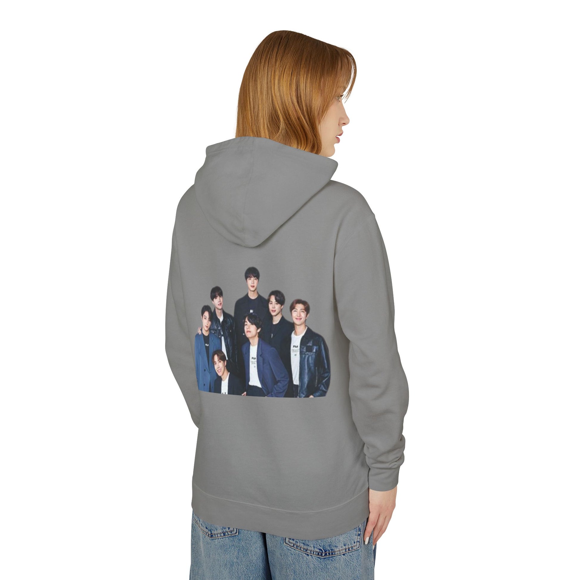 BTS Inspirational Quote Hoodie - Unisex Lightweight Sweatshirt