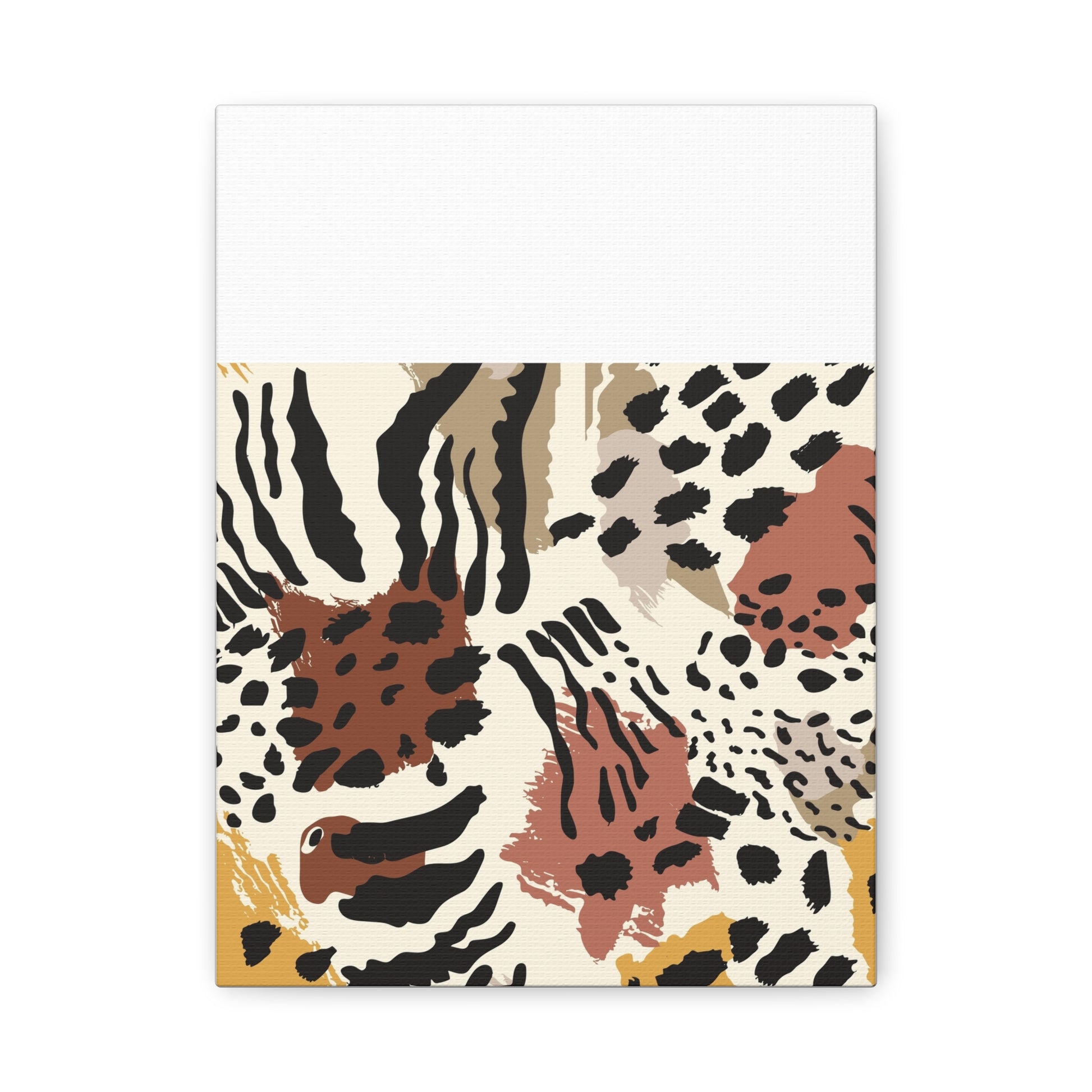 Abstract Animal Print Canvas Art - Modern Home Decor