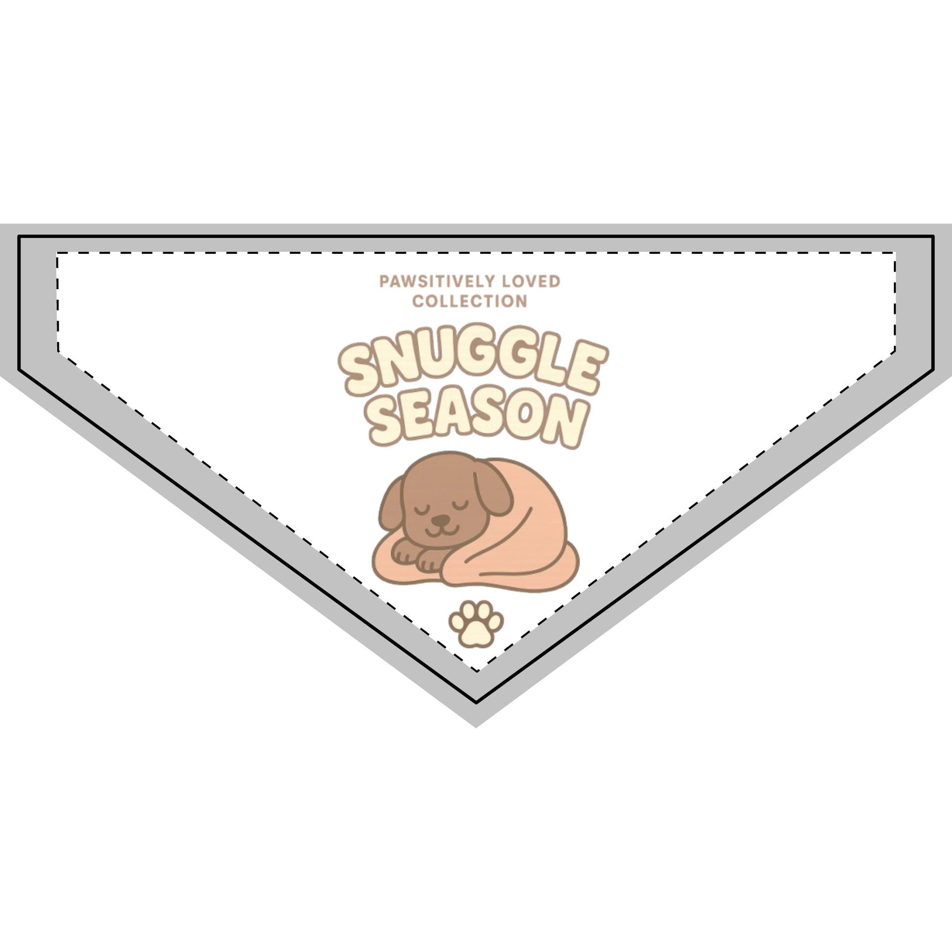 Snuggle Season Clip-on Pet Bandana for Cozy Outings