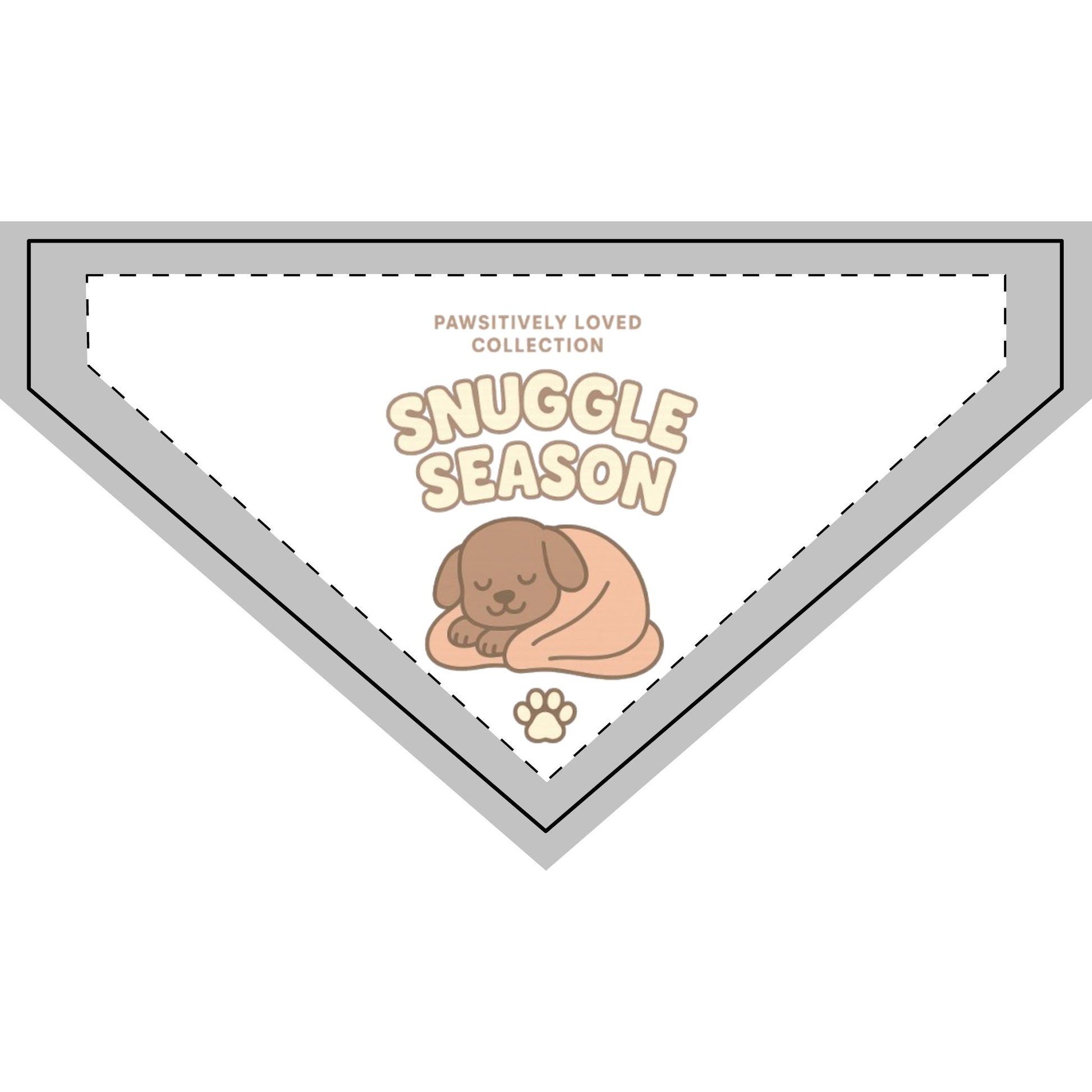 Snuggle Season Clip-on Pet Bandana for Cozy Outings