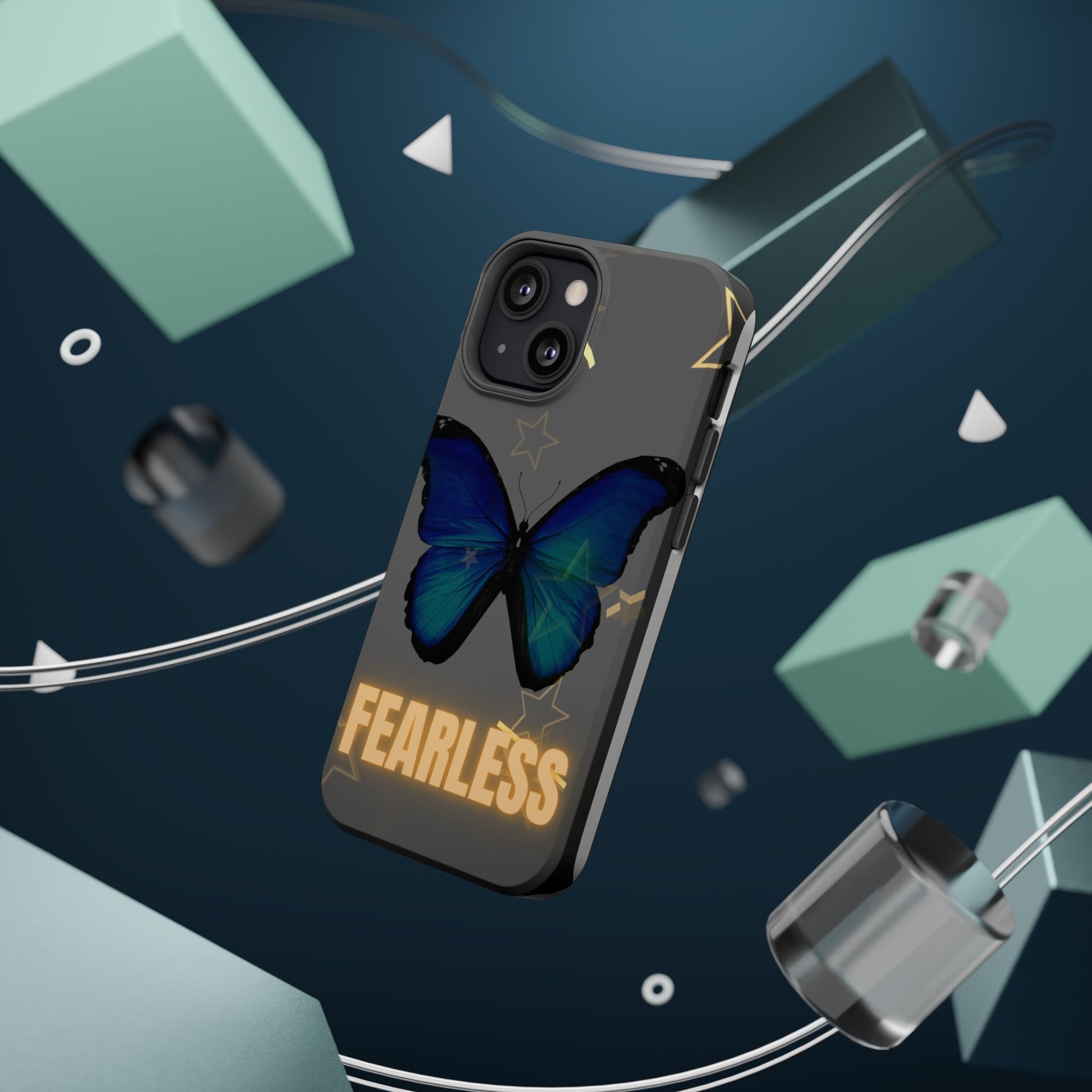 Fearless Butterfly Magnetic Phone Case - Bold and Inspirational Design