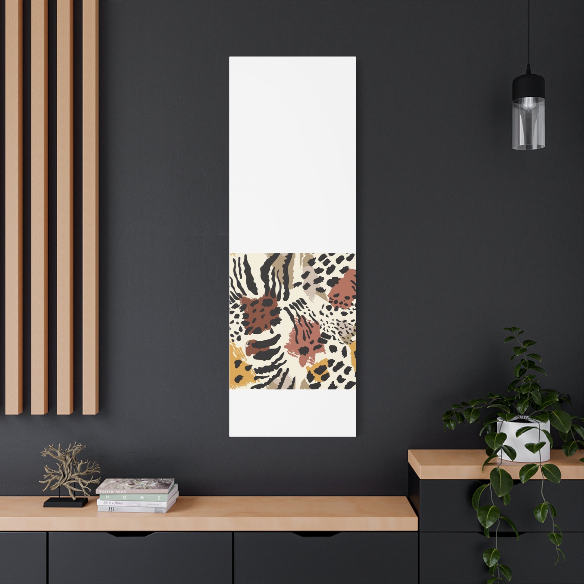 Abstract Animal Print Canvas Art - Modern Home Decor