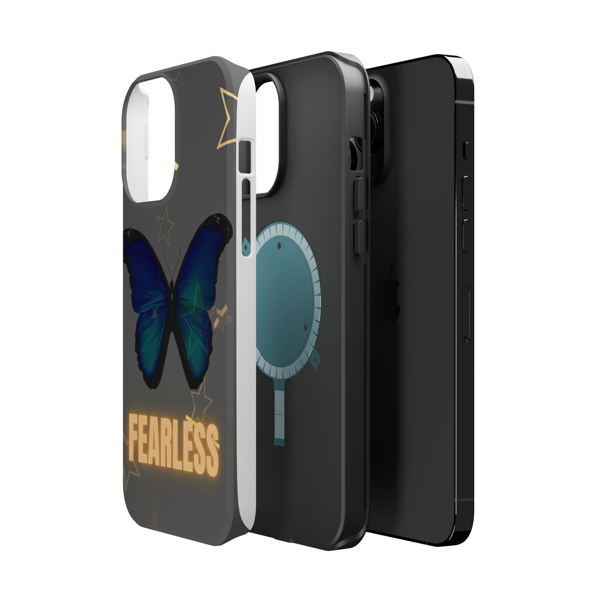 Fearless Butterfly Magnetic Phone Case - Bold and Inspirational Design