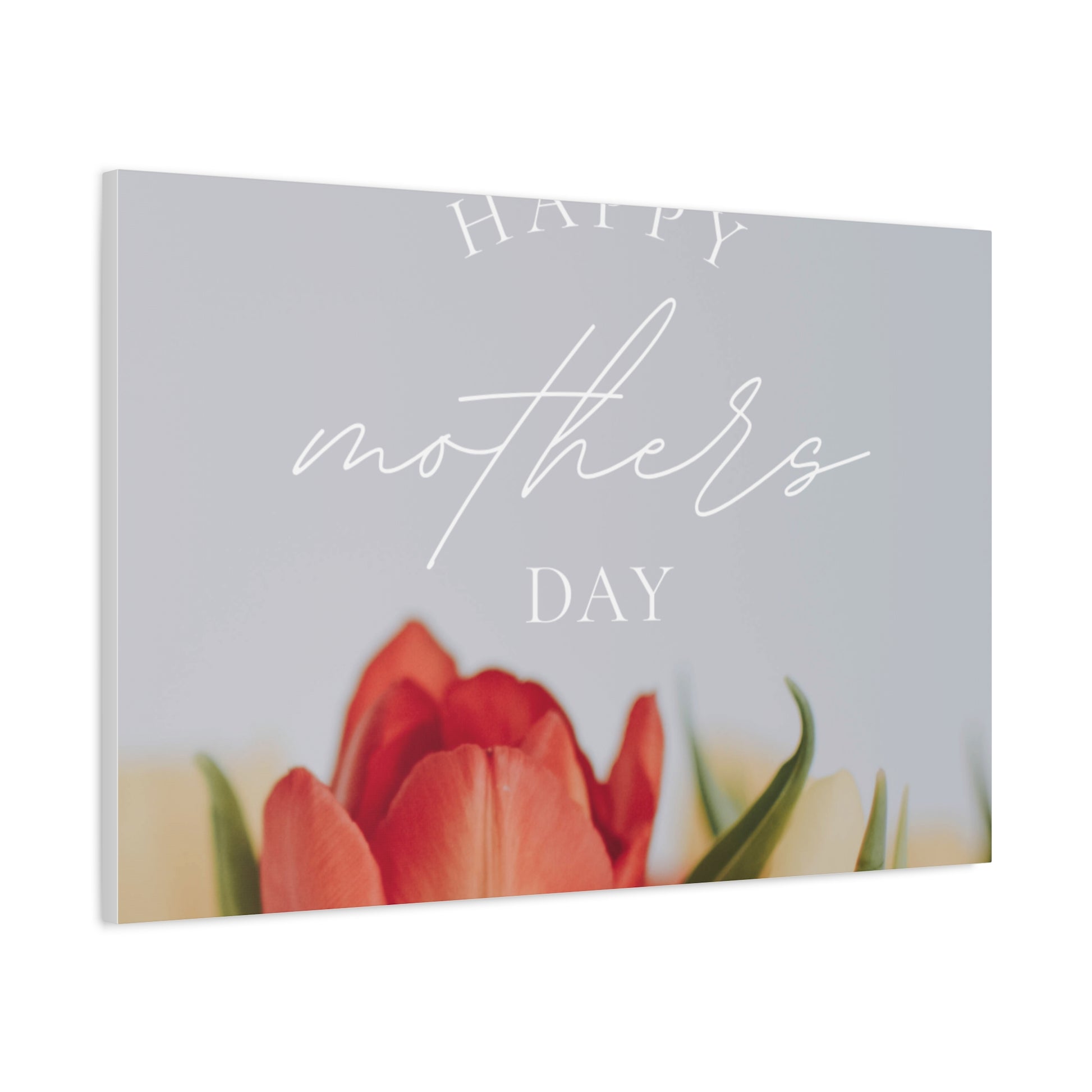 Mother's Day Matte Canvas Wall Art - Floral Design