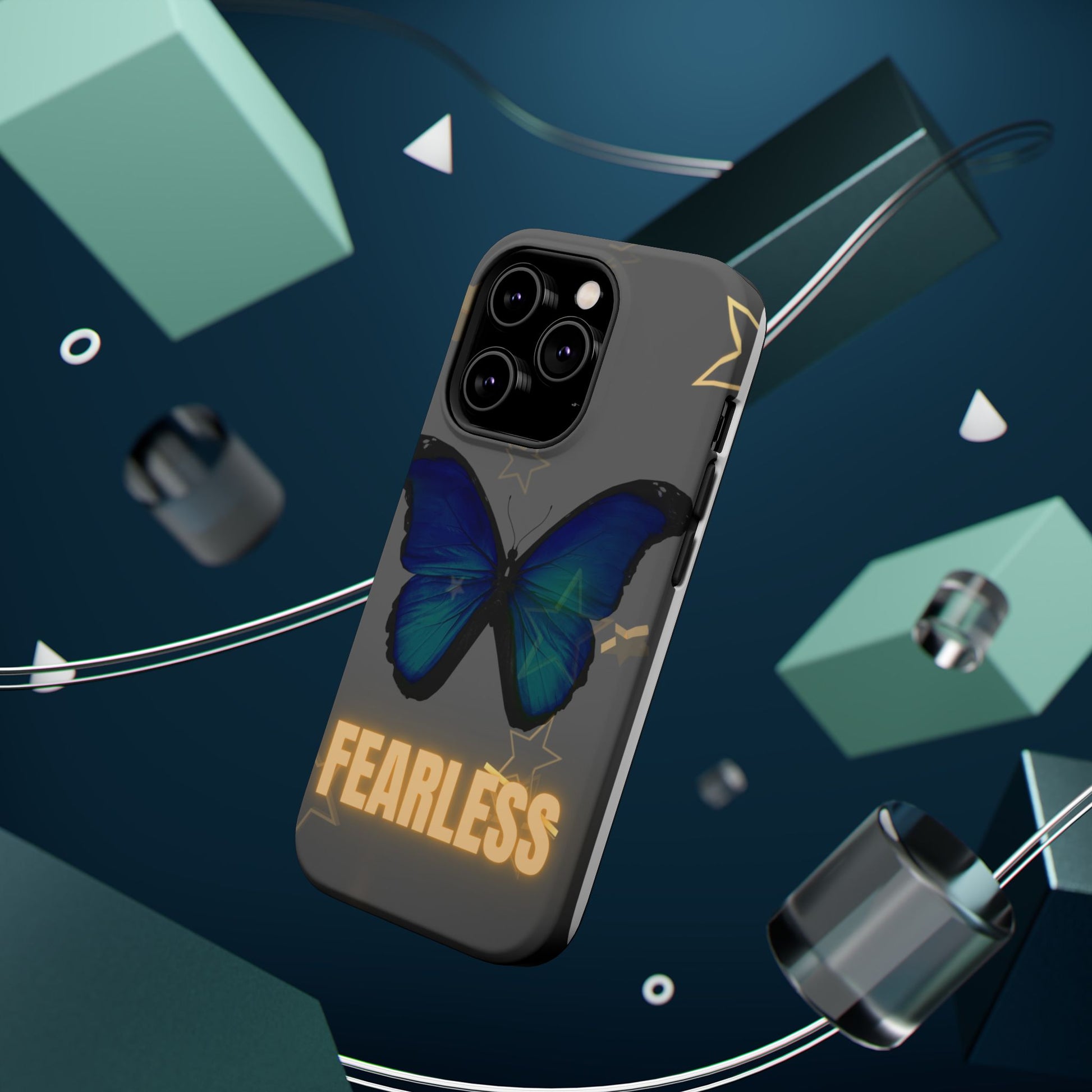 Fearless Butterfly Magnetic Phone Case - Bold and Inspirational Design