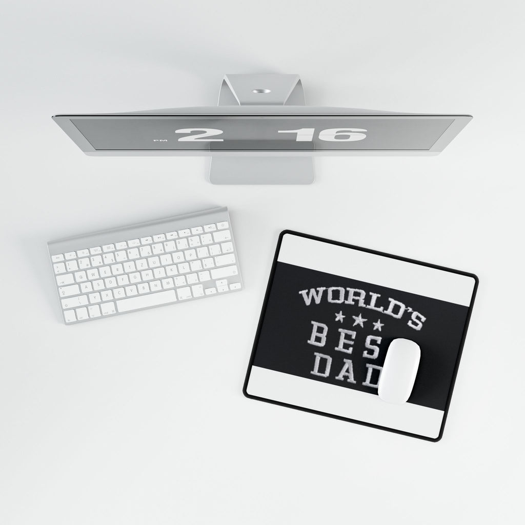 World's Best Dad Desk Mat, Personalized Office Gift, Gaming Mat, Home Office Decor, Father's Day Present, Unique Desk Accessories