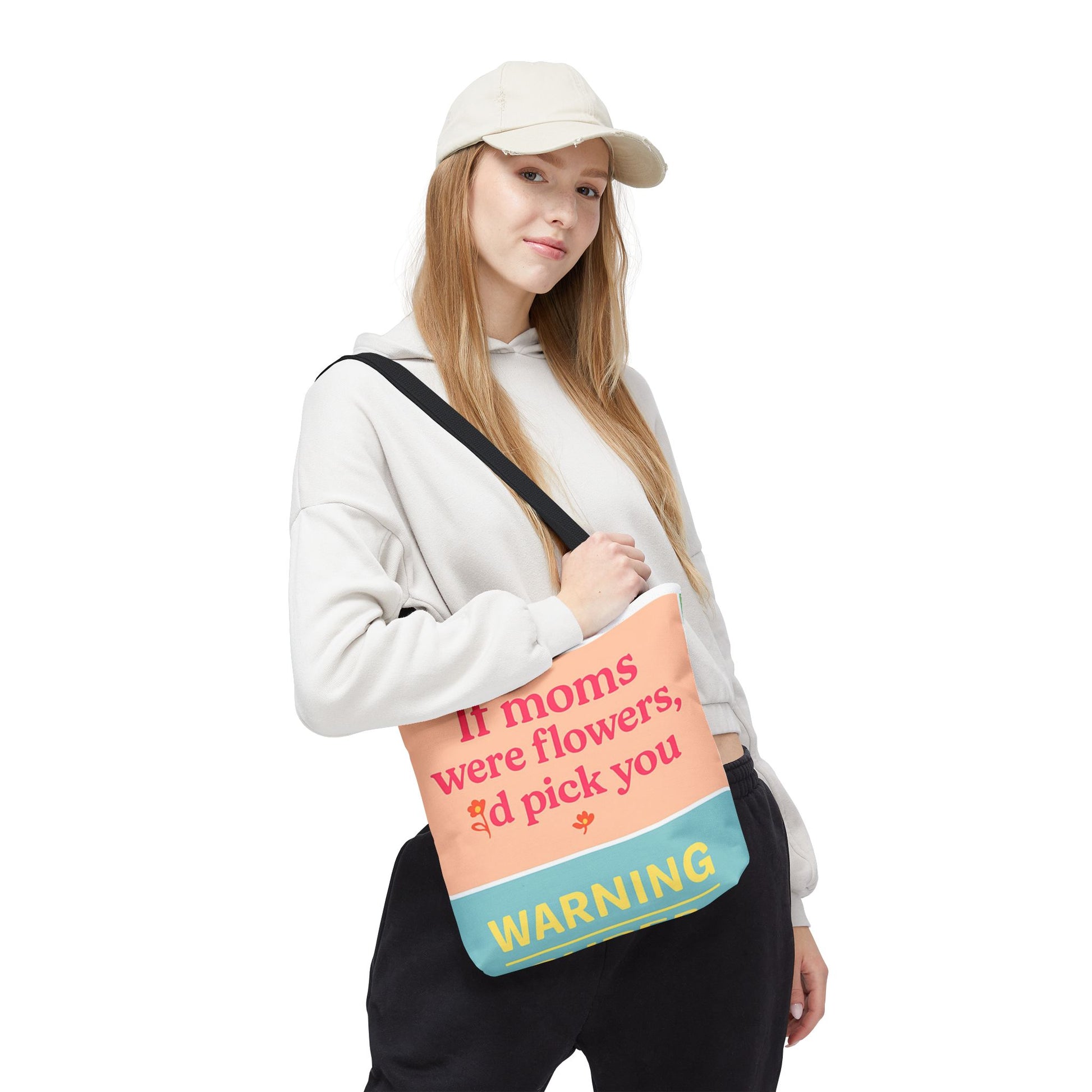 Floral Quote Tote Bag for Moms - Perfect Gift for Mother’s Day