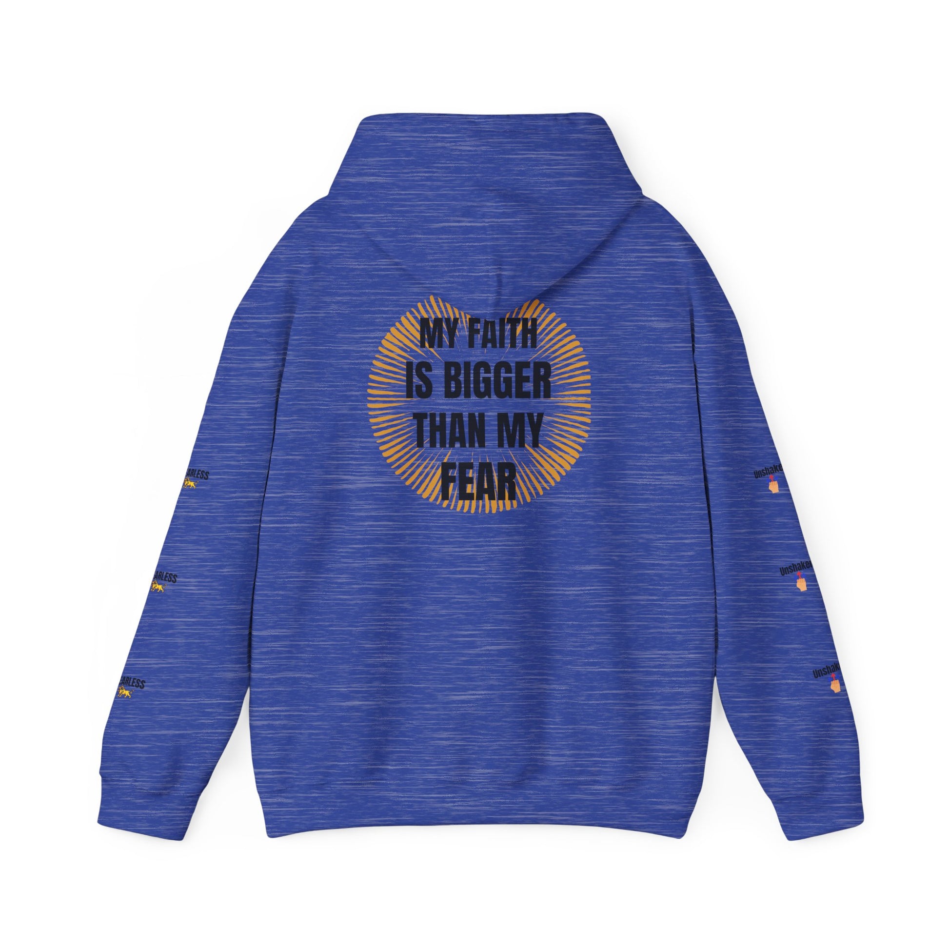 Faith Over Fear Hoodie - Unisex Heavy Blend Sweatshirt for Comfort and Inspiration
